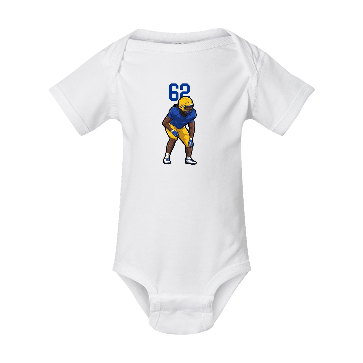 Baby Onesie — Number Top in White