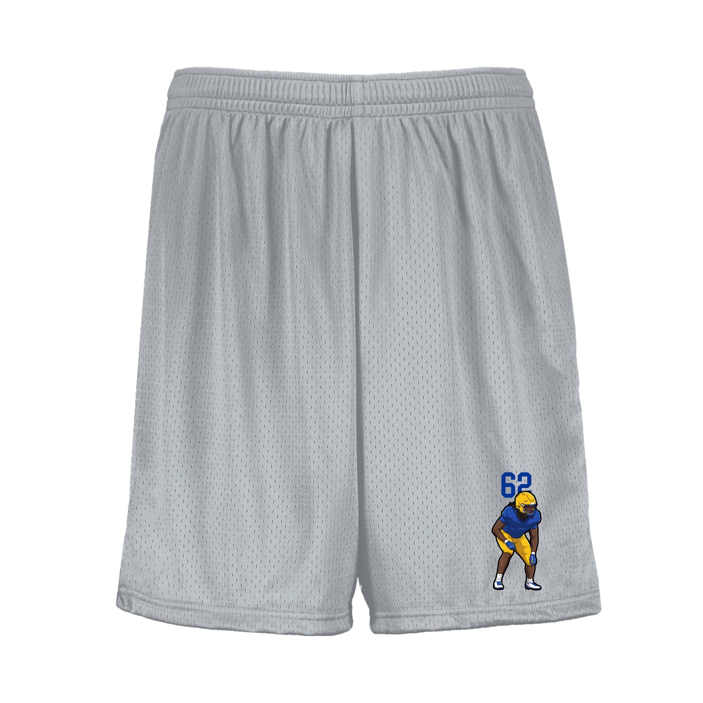 Shorts — Number Top in Silver