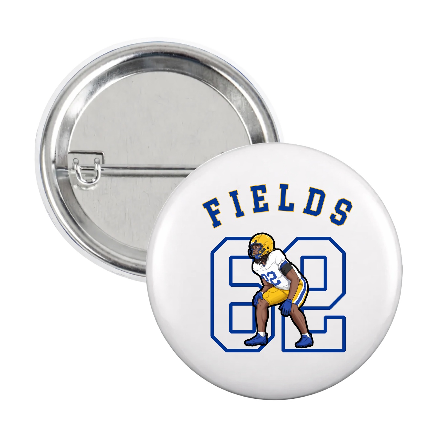 Game Day Button — Shirsey Arch in White