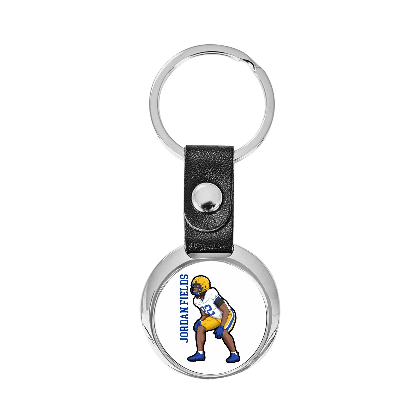 Key Chain — Name Vertical in Classic