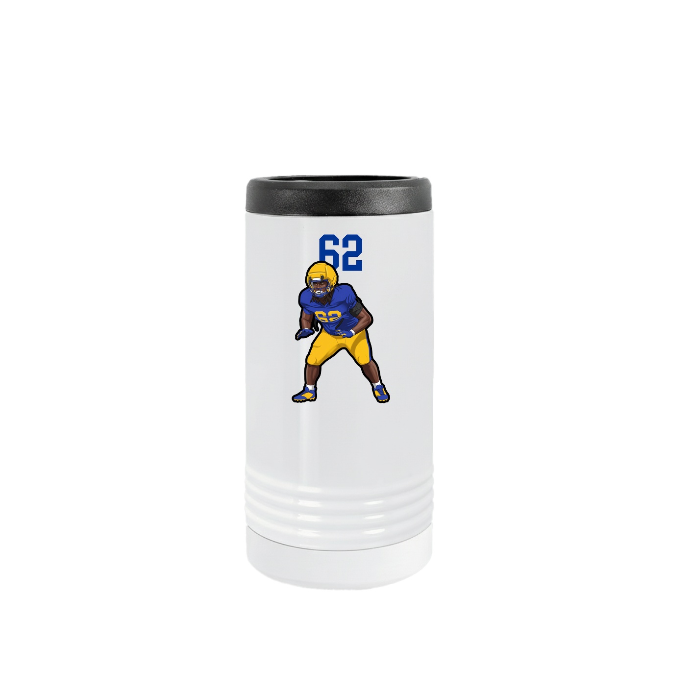 Slim Beverage Holder — Number Top in White