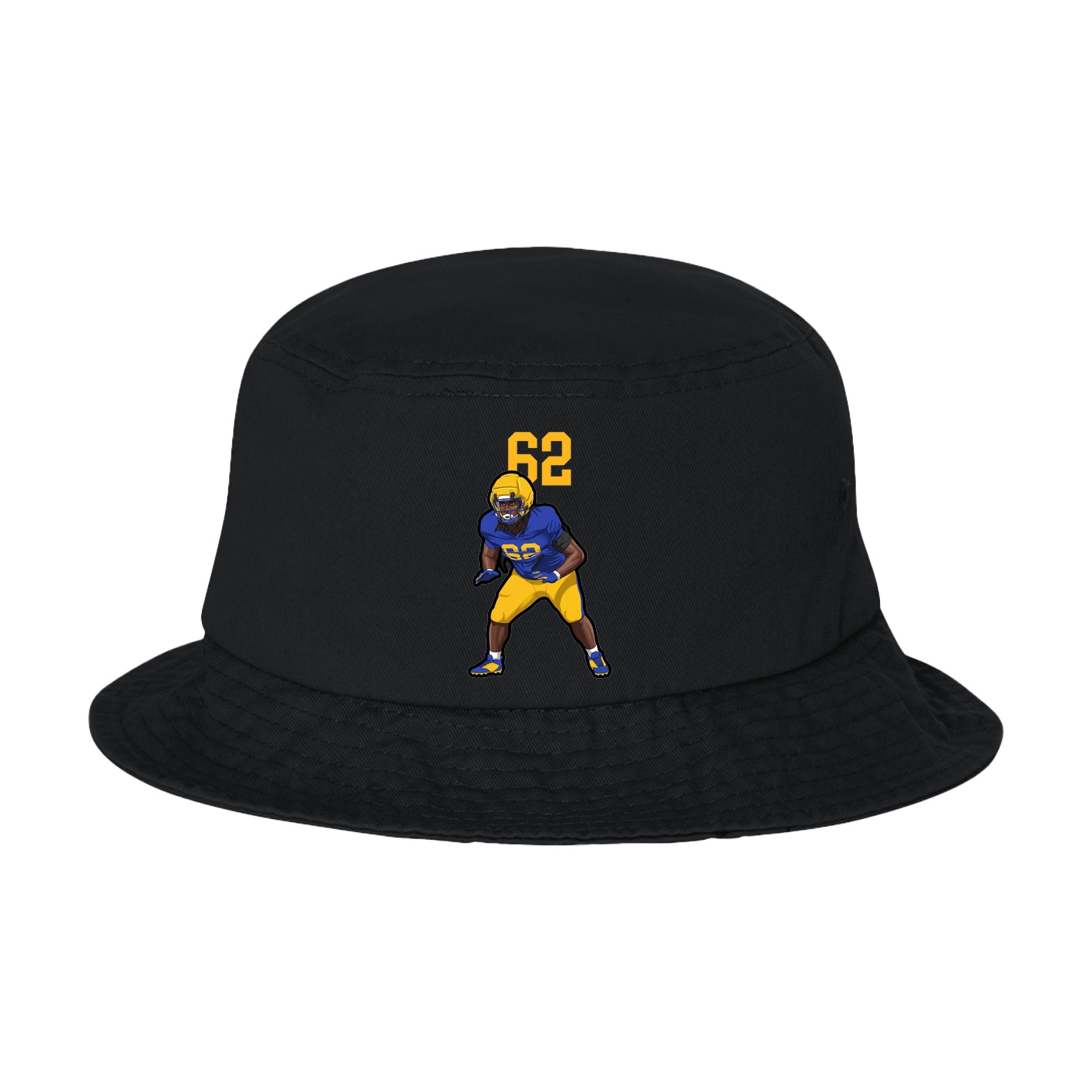 Bucket Cap — Number Top in Black