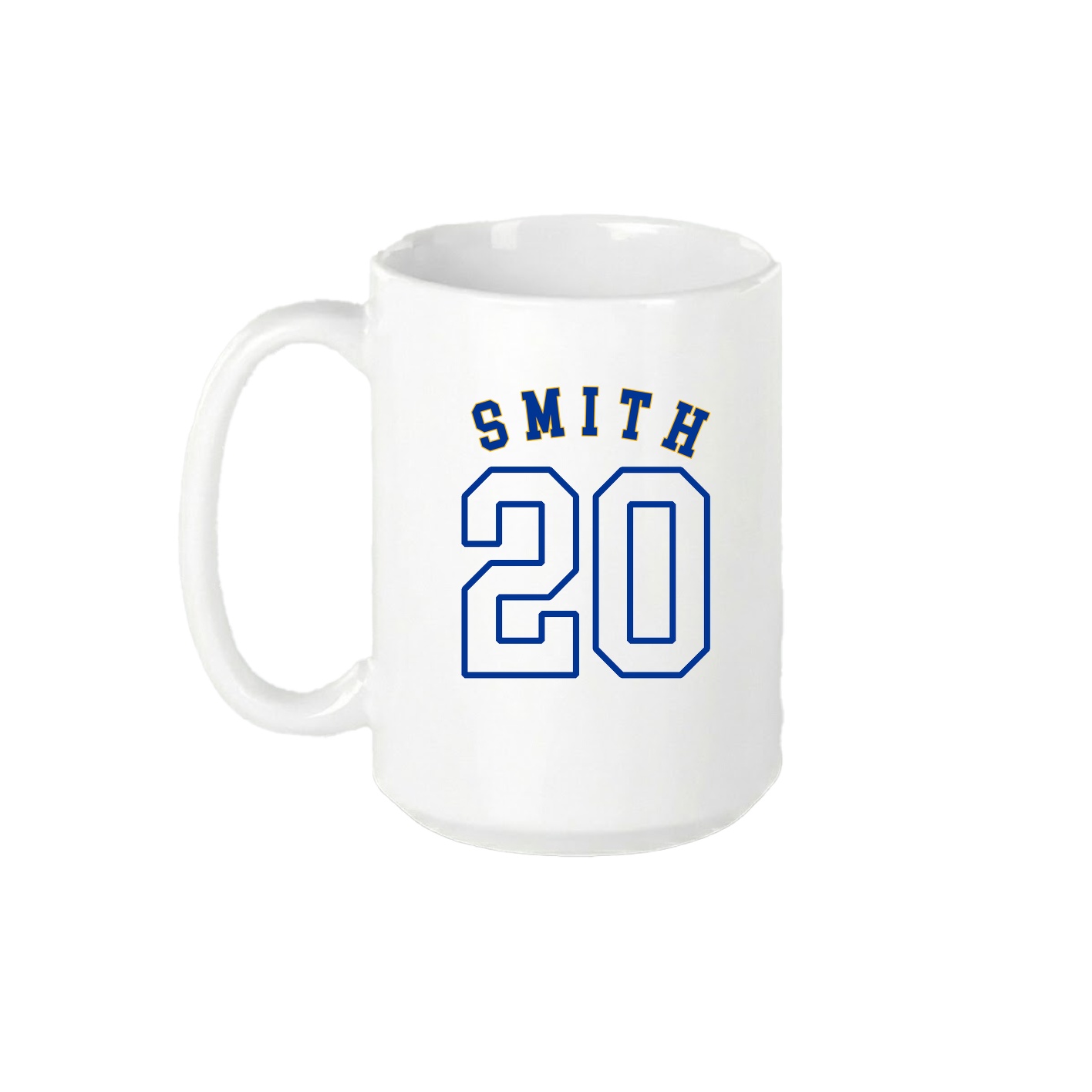 15oz Coffee Mug — Shirsey Arch in White