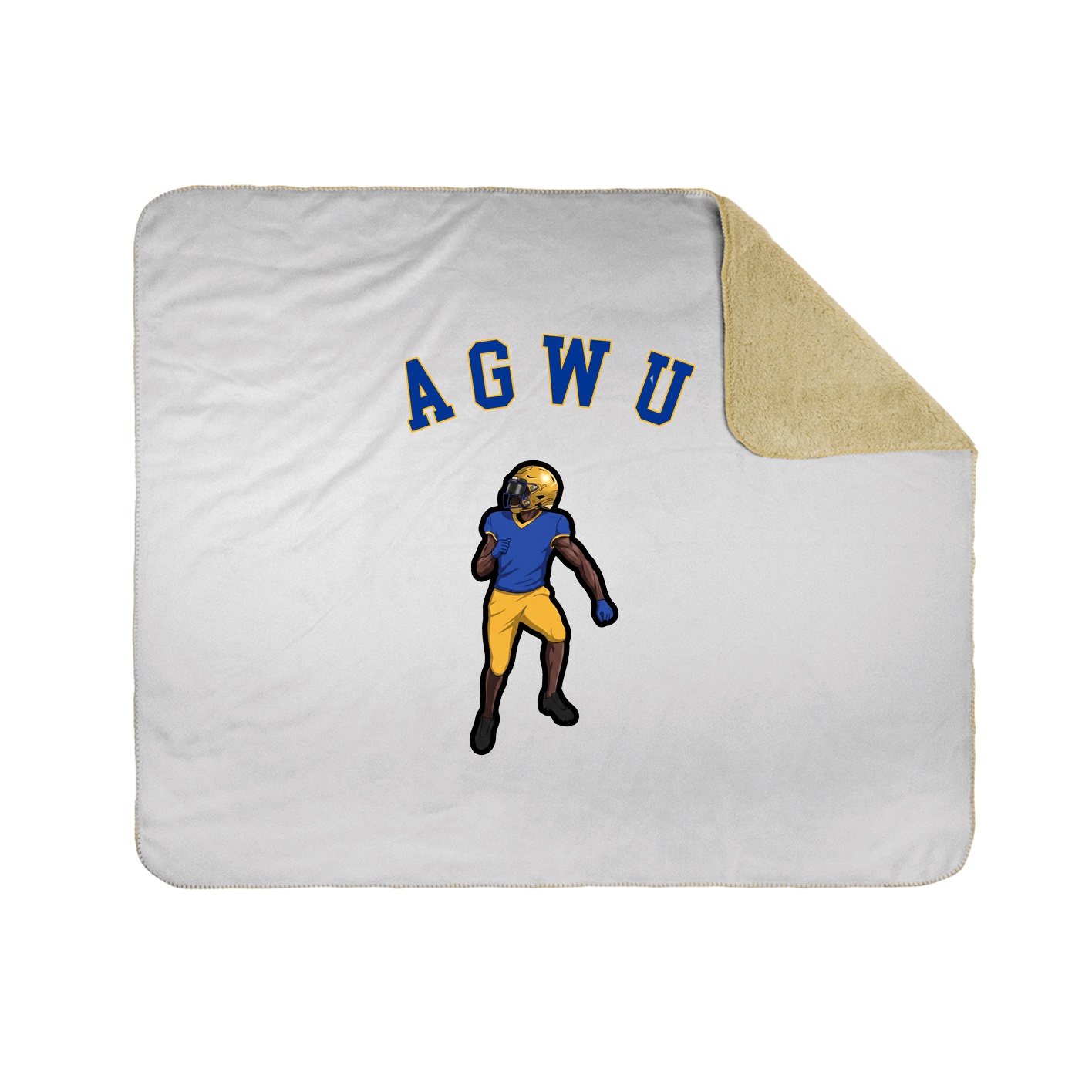 50x60 Sherpa Lined Throw Blanket