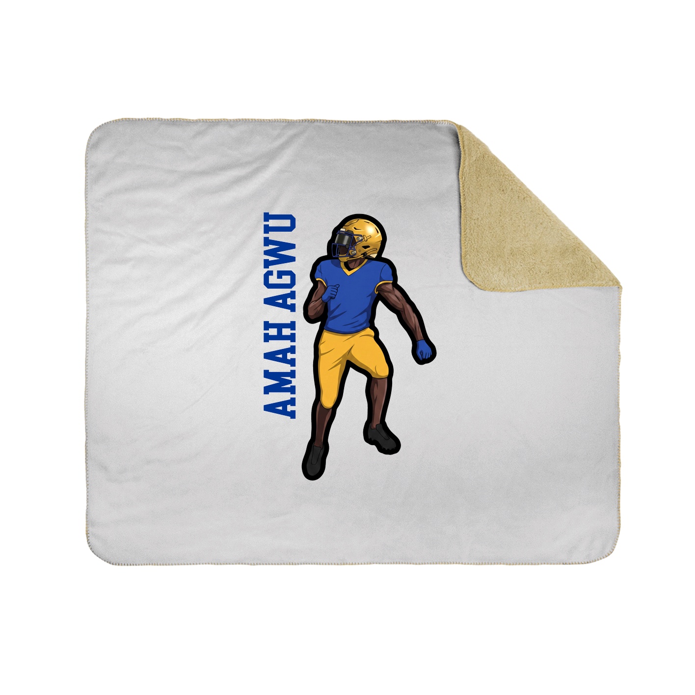 50x60 Sherpa Lined Throw Blanket