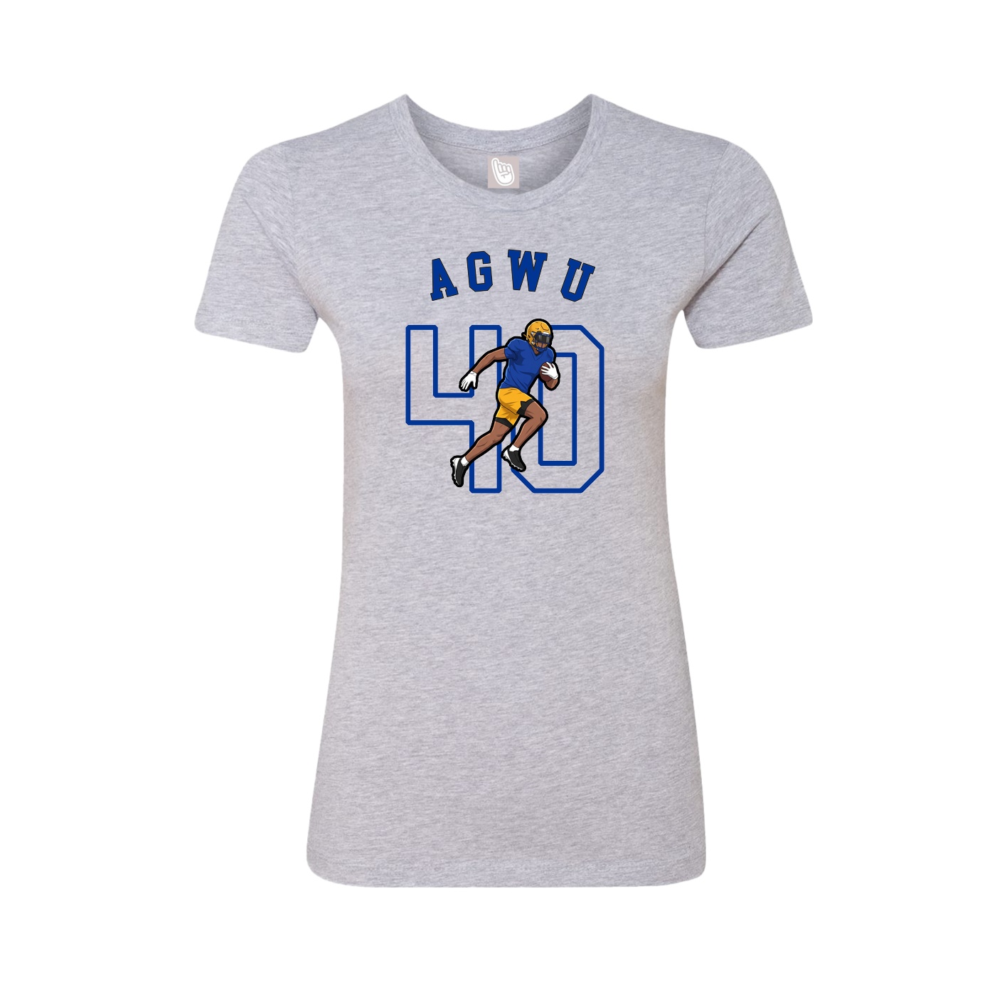 Fitted Women's Tee — Shirsey Arch in Grey
