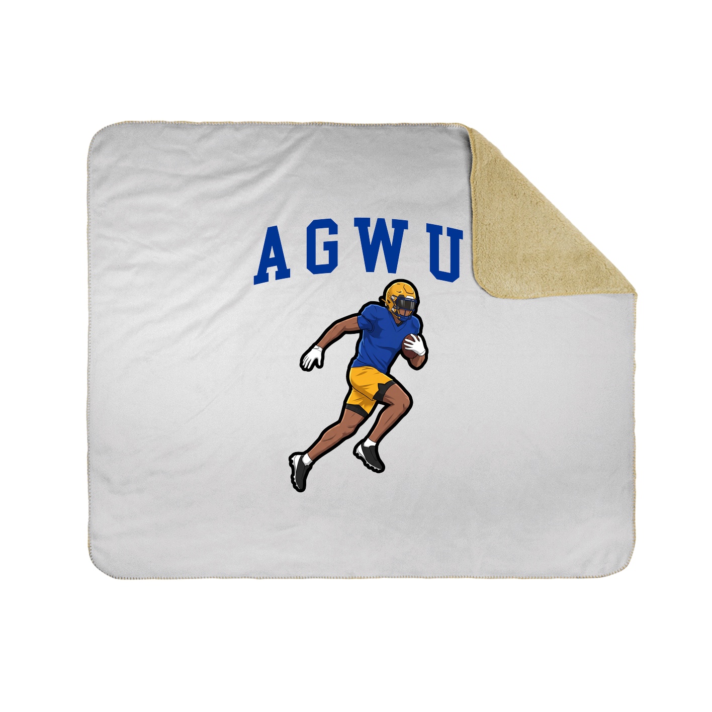 50x60 Sherpa Lined Throw Blanket