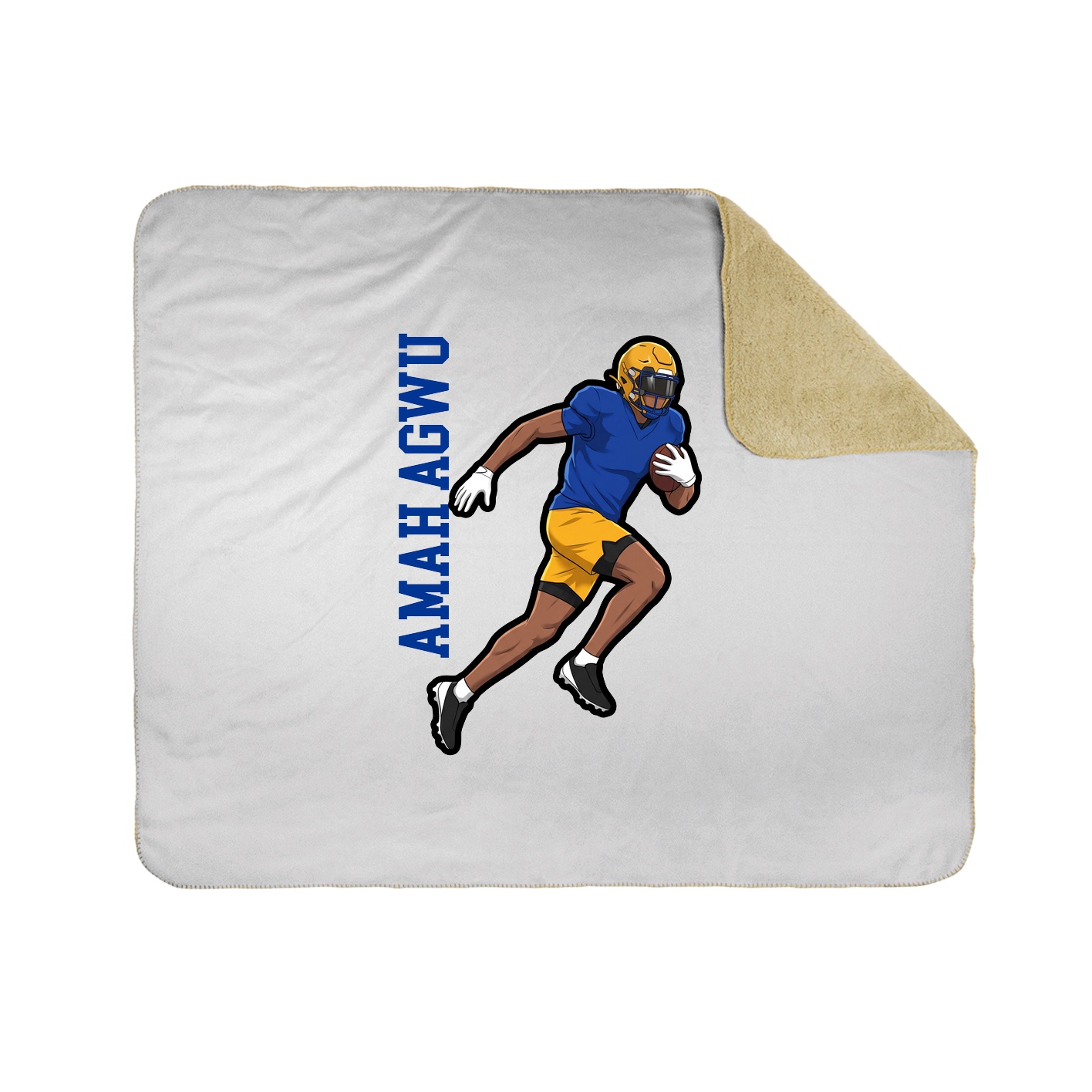 50x60 Sherpa Lined Throw Blanket