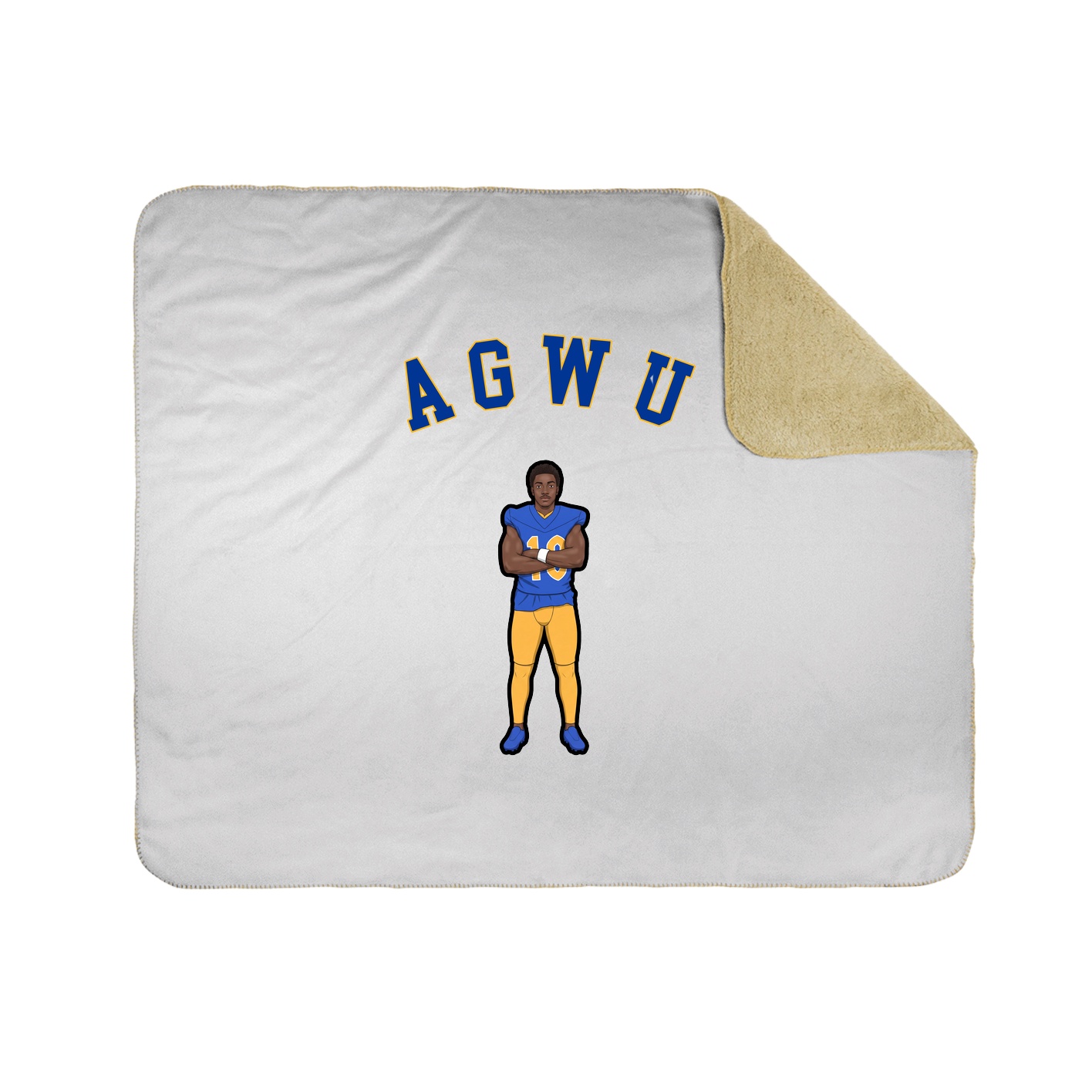 50x60 Sherpa Lined Throw Blanket