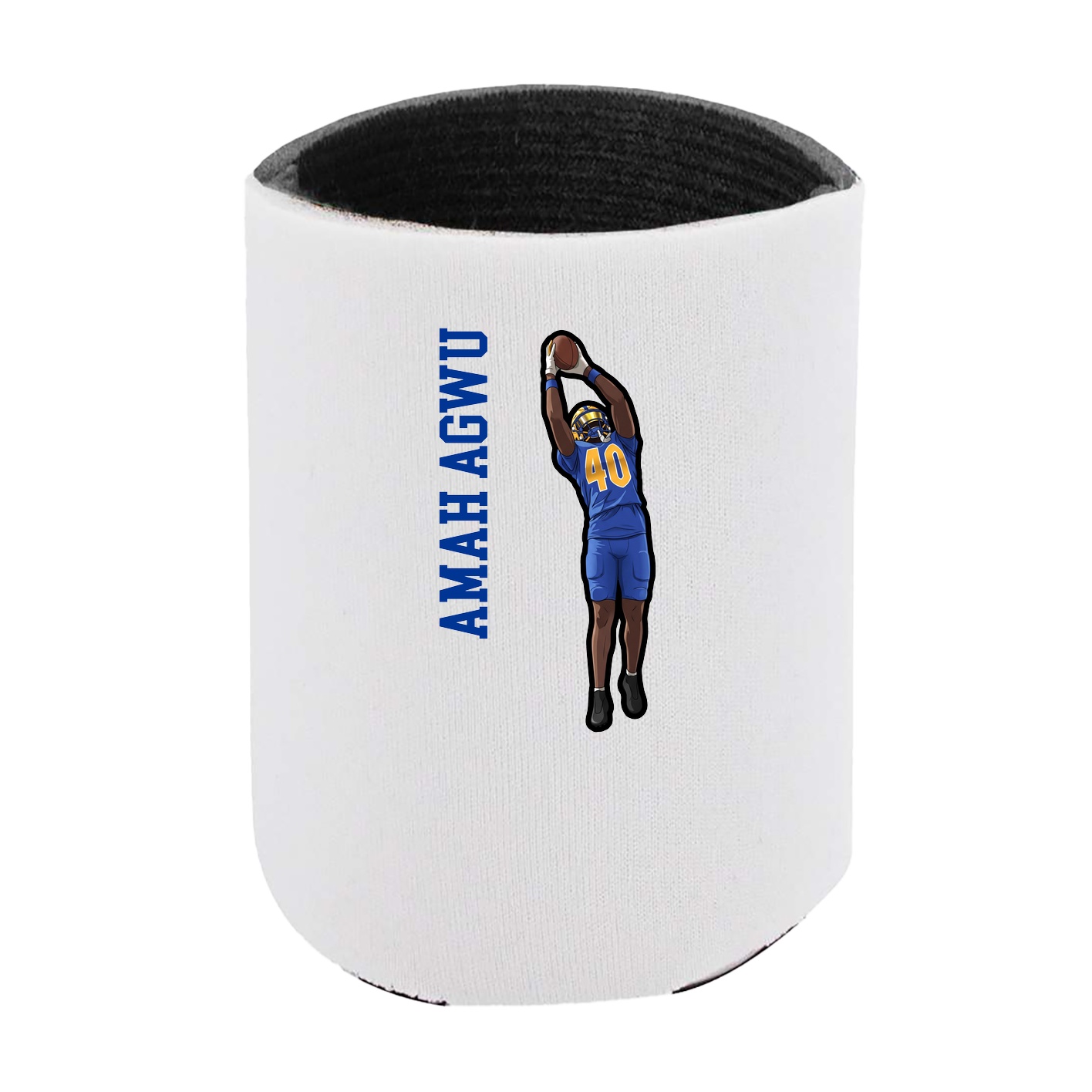 Can Holder — Name Vertical in White
