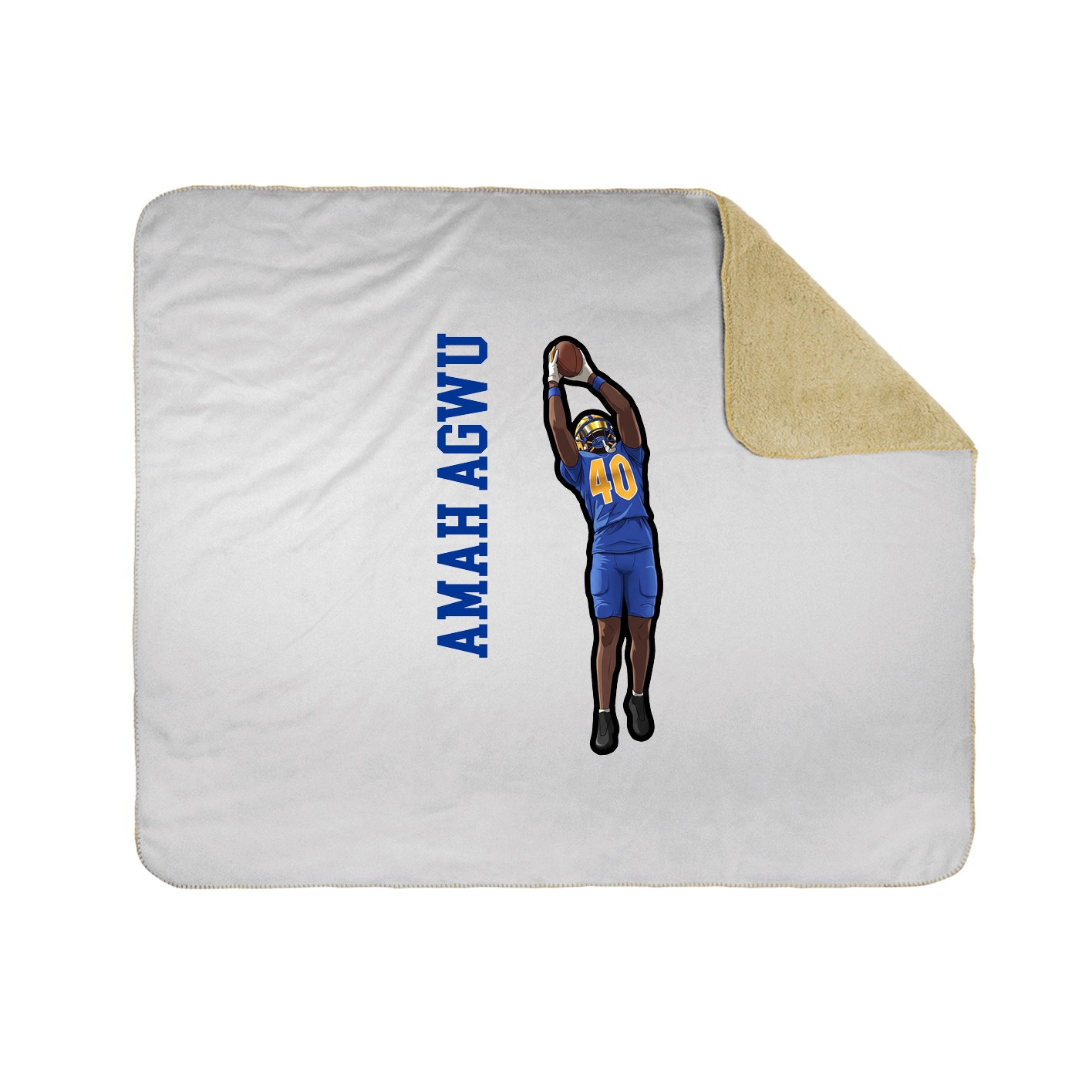 50x60 Sherpa Lined Throw Blanket