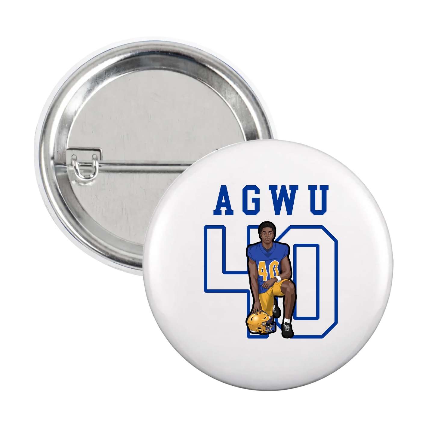 Game Day Button — Shirsey in White