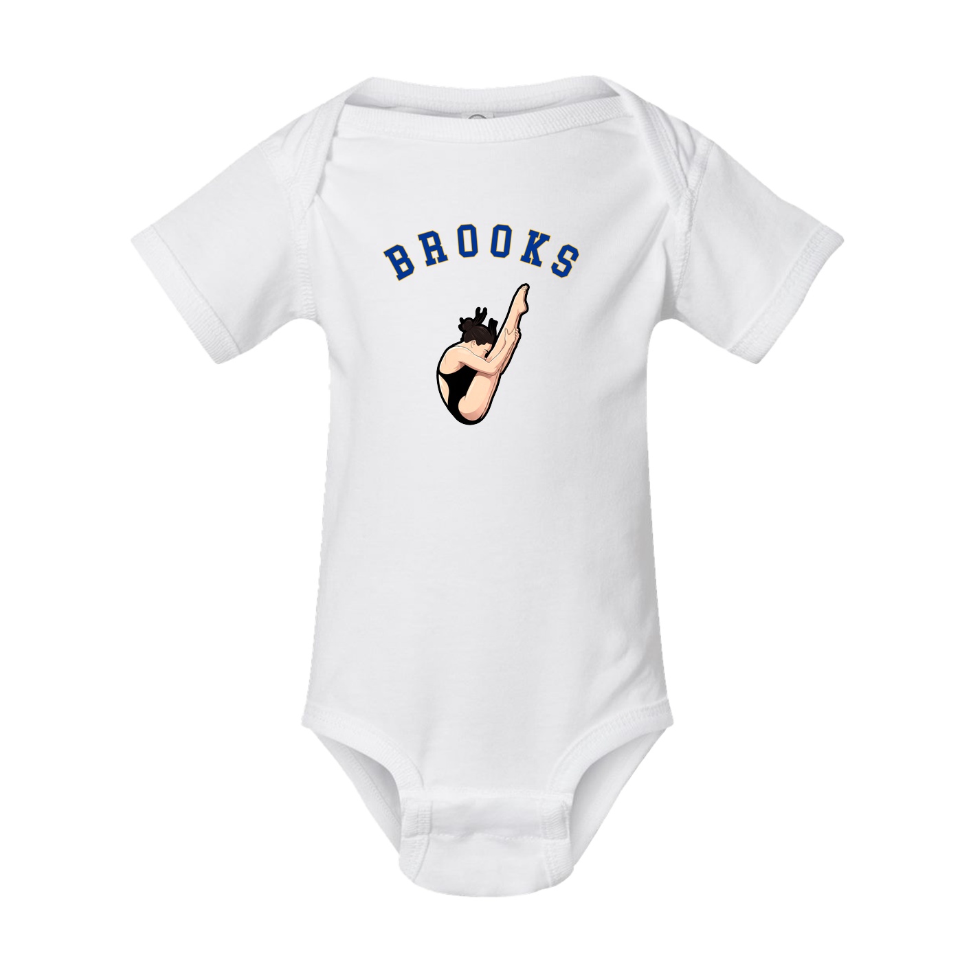 Baby Onesie — Shirsey Arch in White