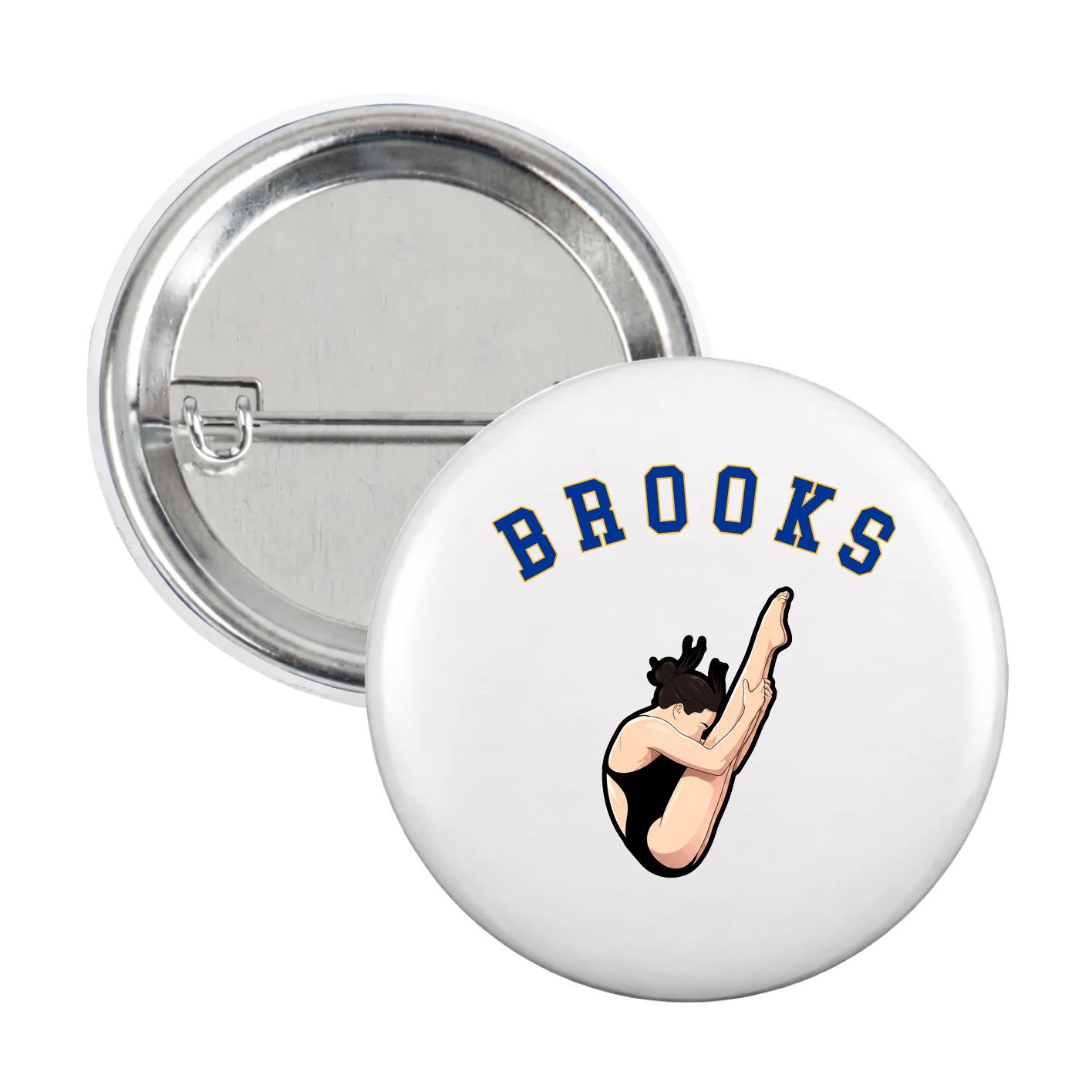 Game Day Button — Shirsey Arch in White