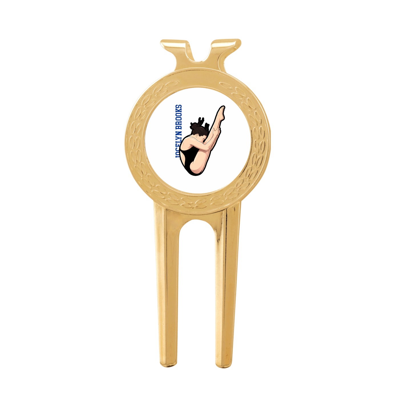 Divot Tool with Ball Marker — Name Vertical in Classic