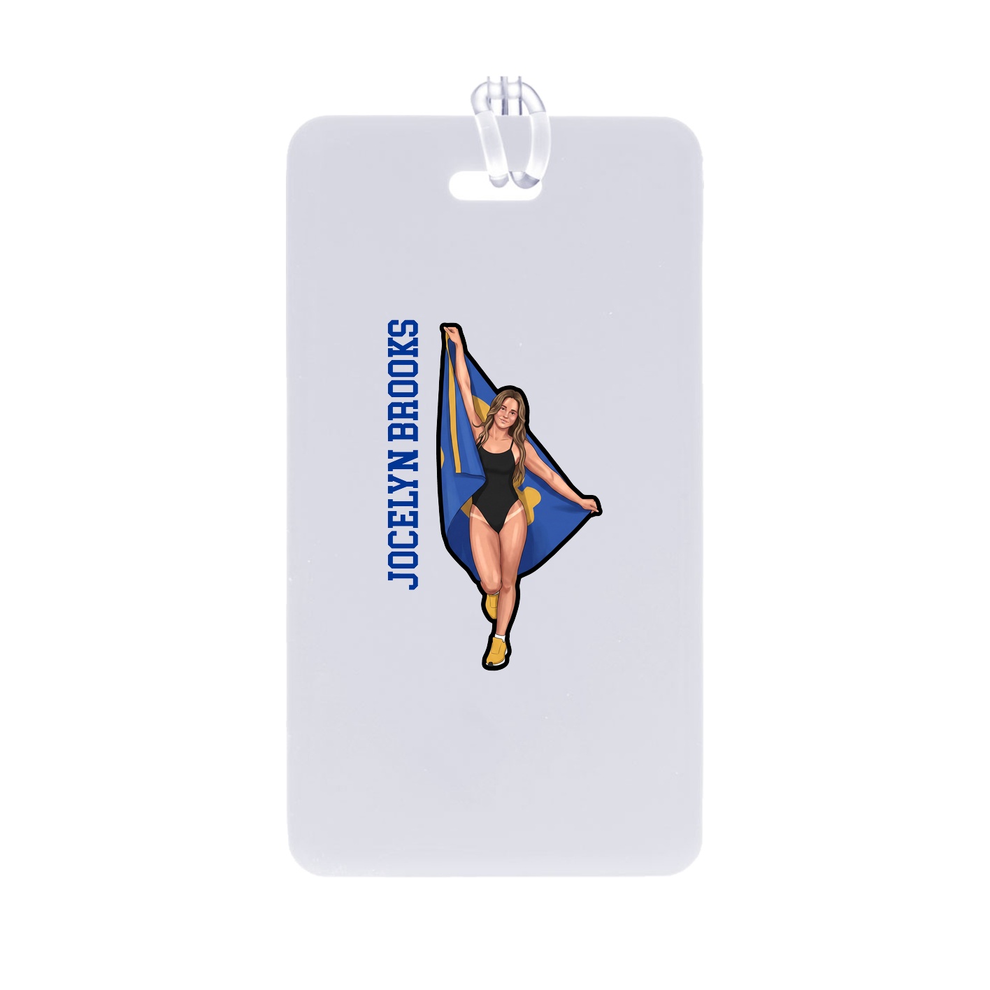 Bag Tag — Name Vertical in Classic