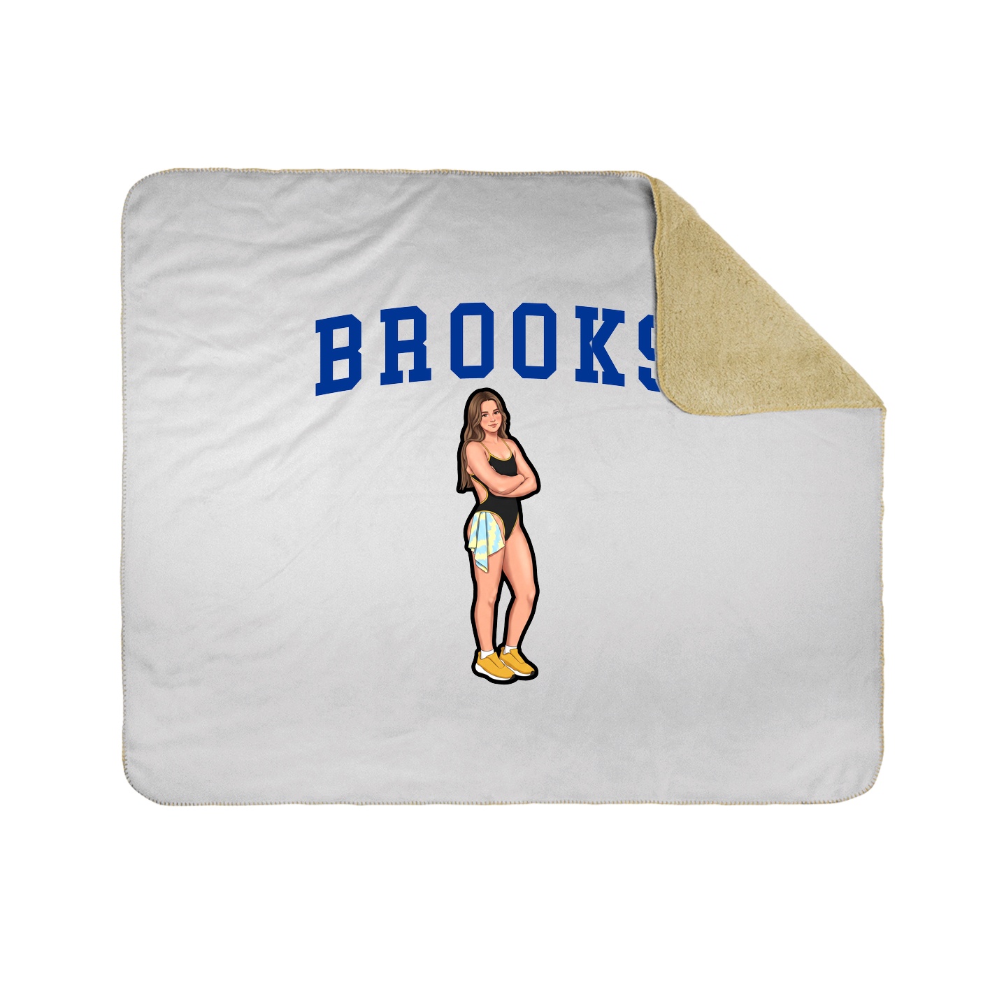 Throw Blanket — Shirsey in White