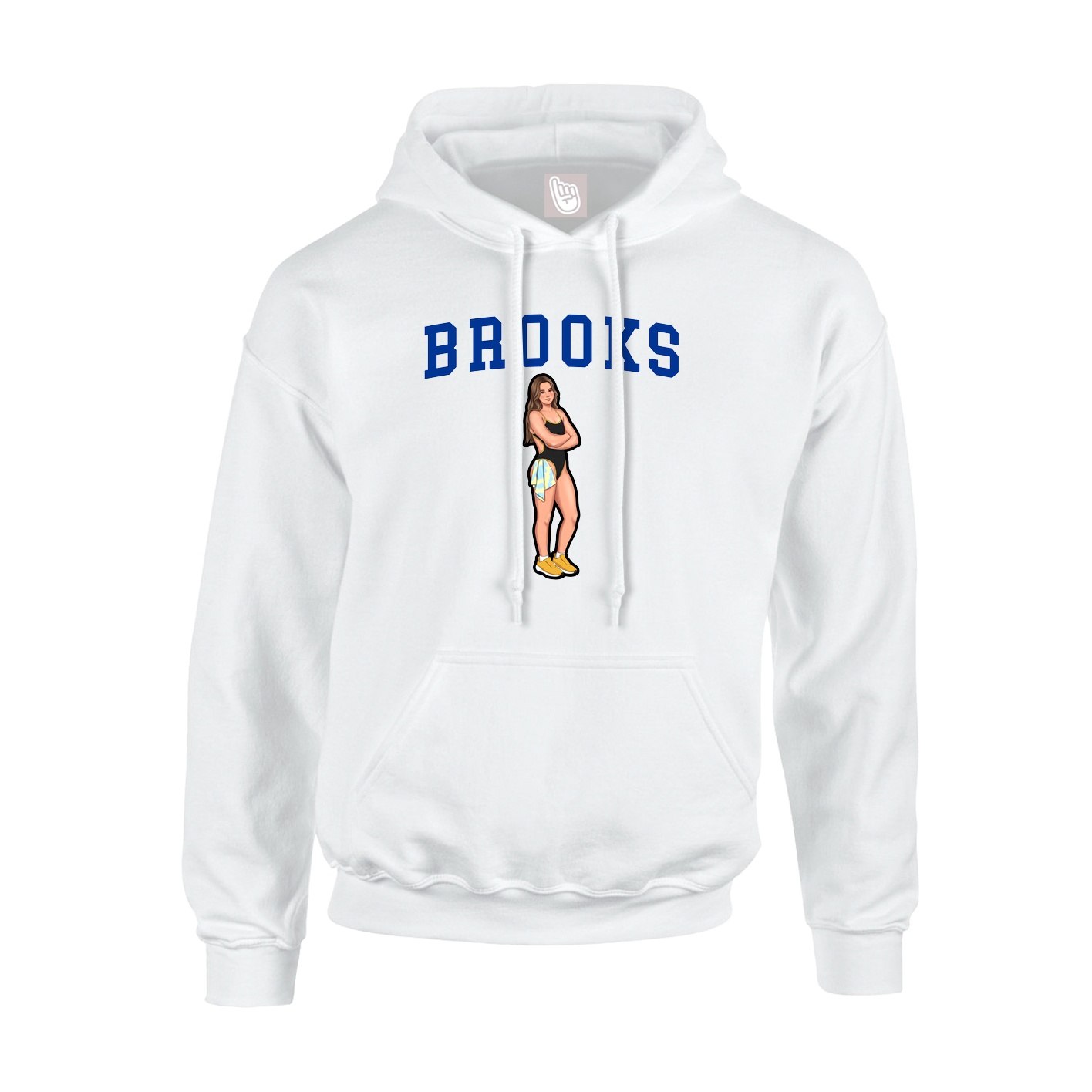 Hoodie — Shirsey in White