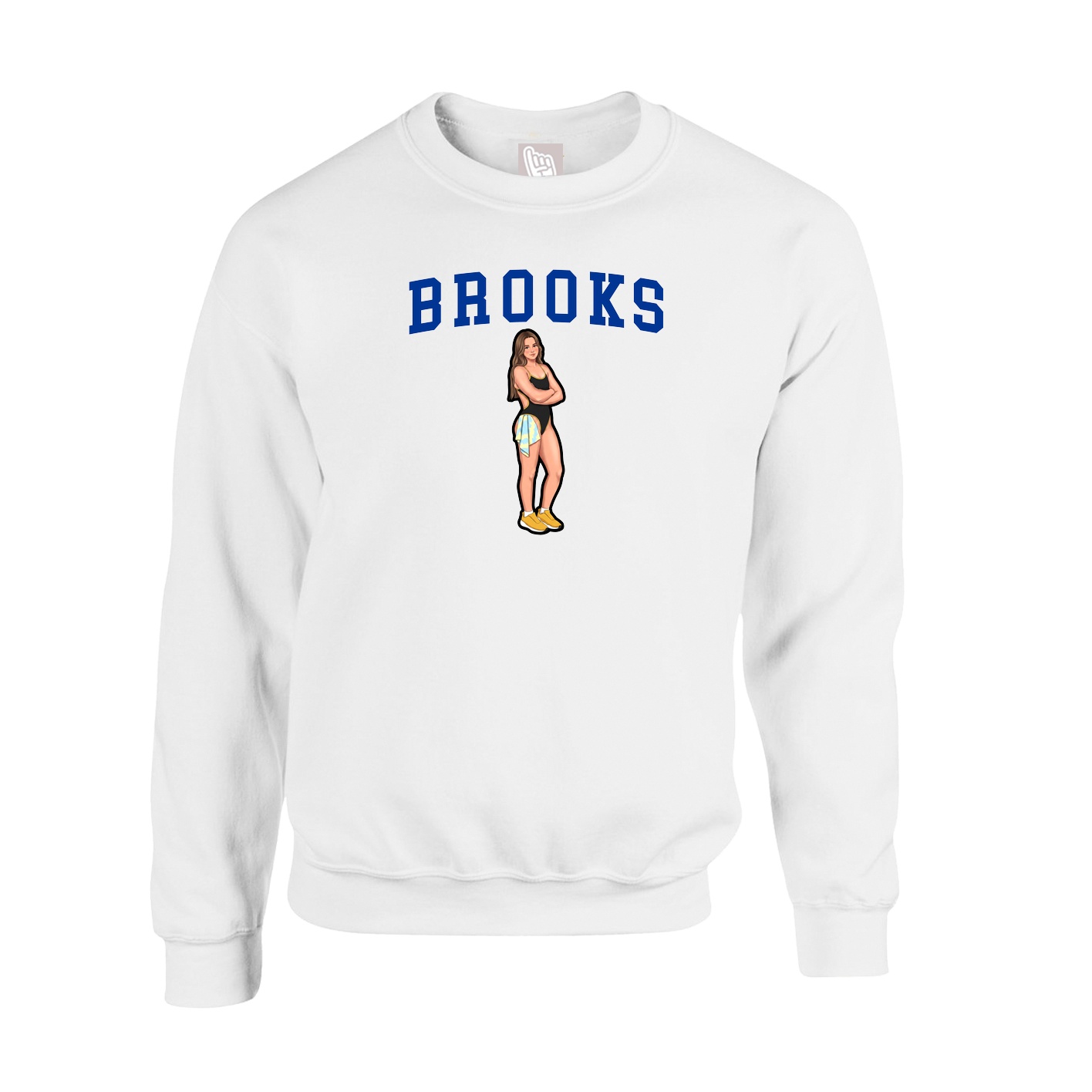 Fleece Crew — Shirsey in White