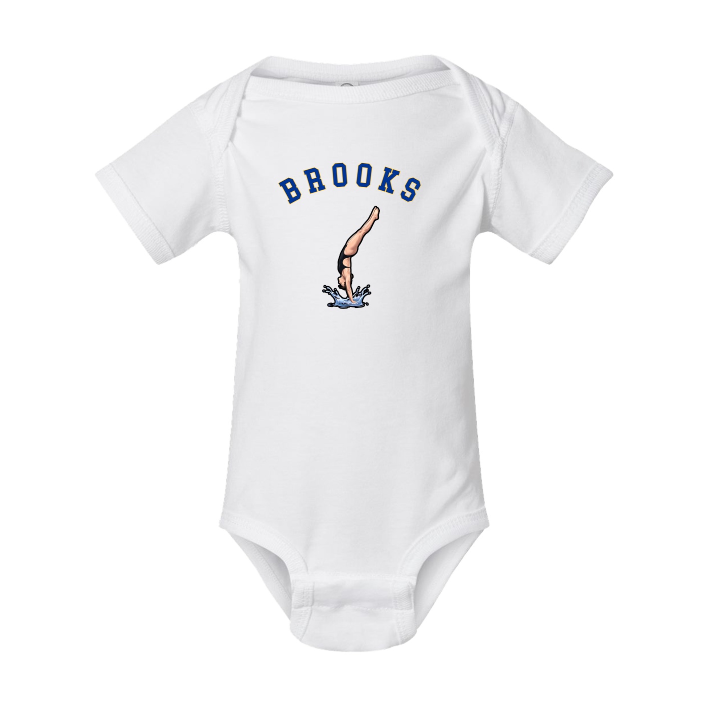 Baby Onesie — Shirsey Arch in White