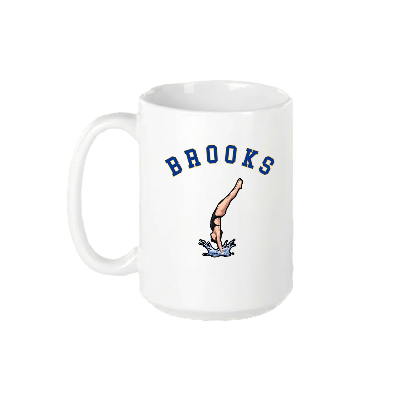15oz Coffee Mug — Shirsey Arch in White