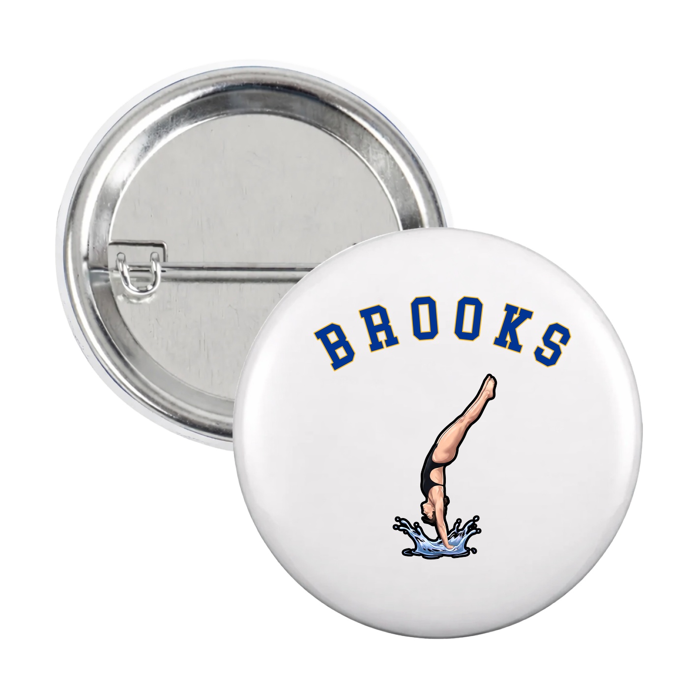 Game Day Button — Shirsey Arch in White