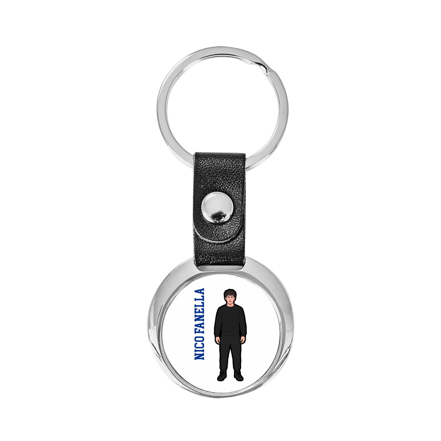 Key Chain — Name Vertical in Classic