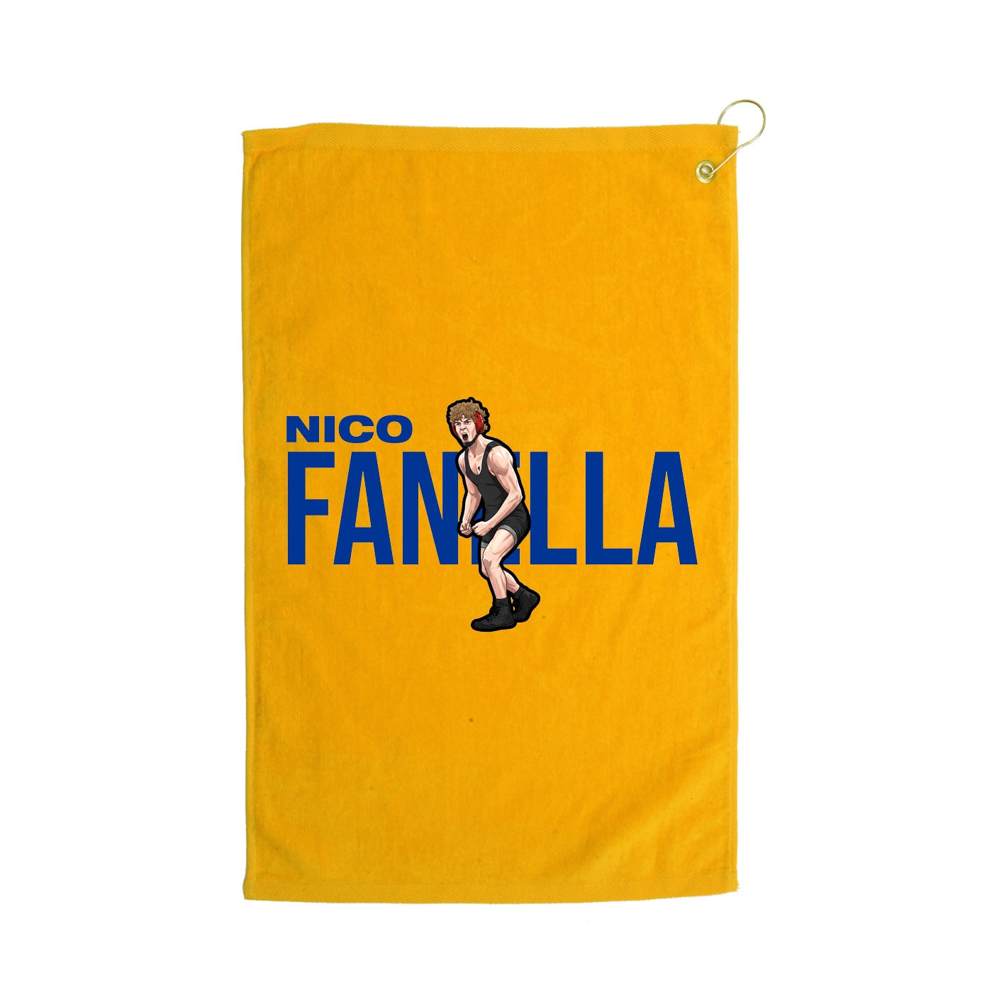 Golf Towel — Player Name in Gold
