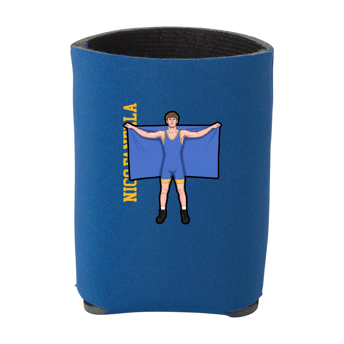 Can Holder — Name Vertical in Royal