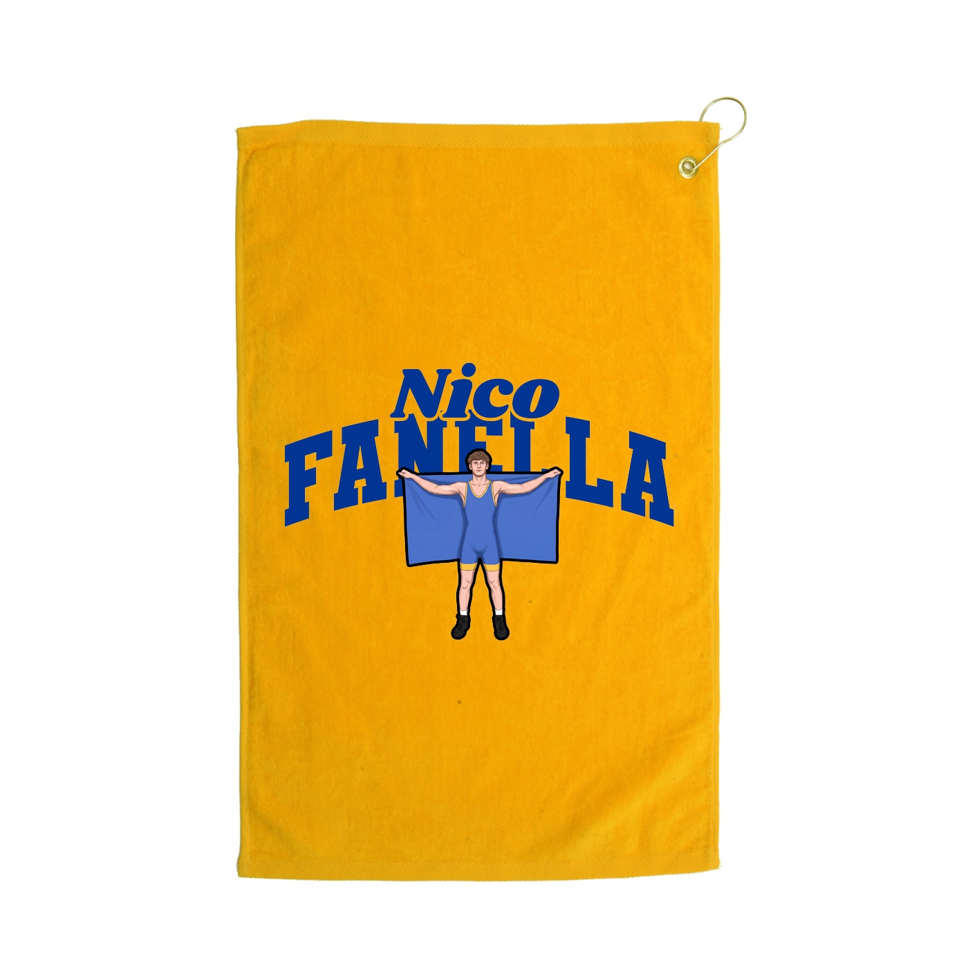 Golf Towel — Signature Arch in Gold