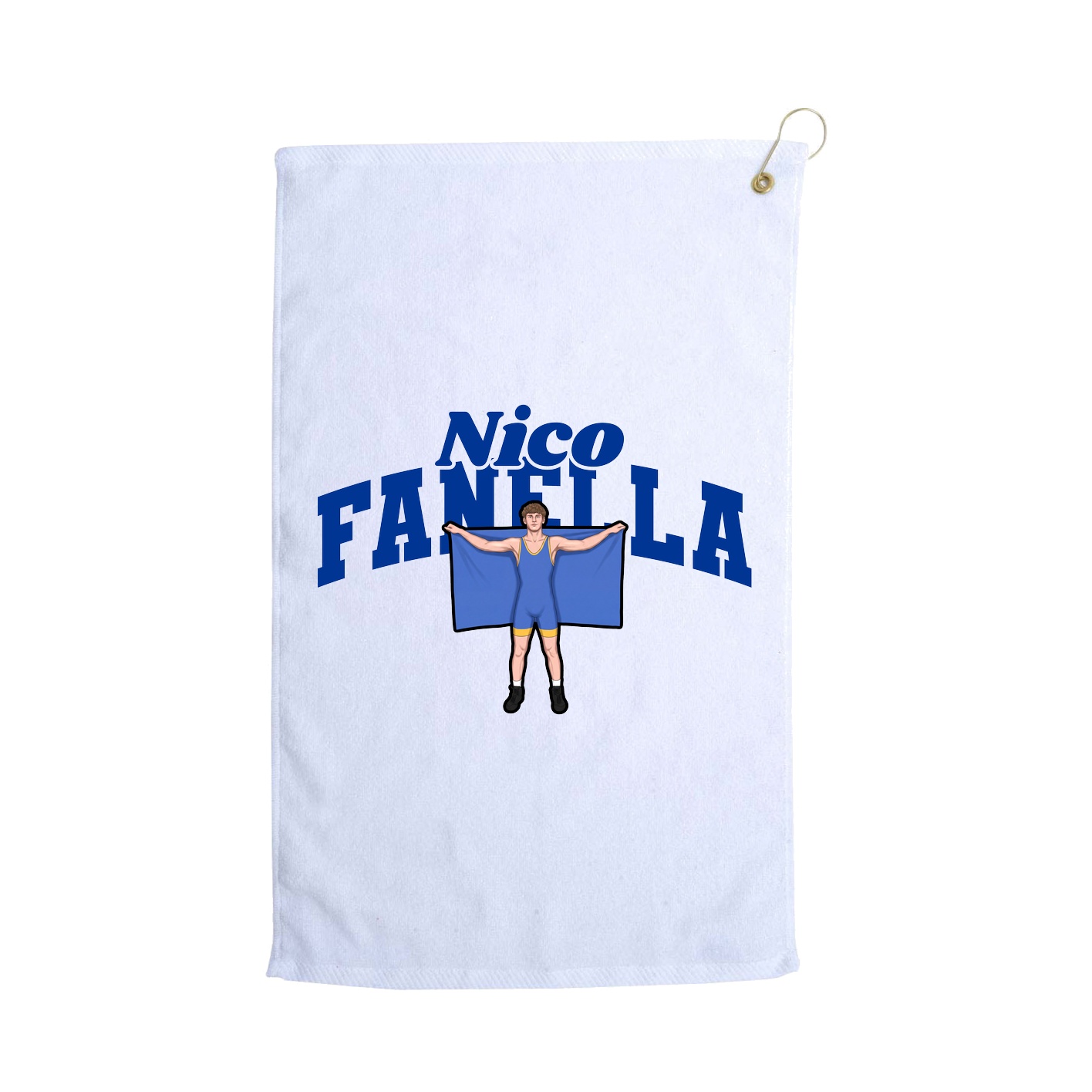 Golf Towel — Signature Arch in White
