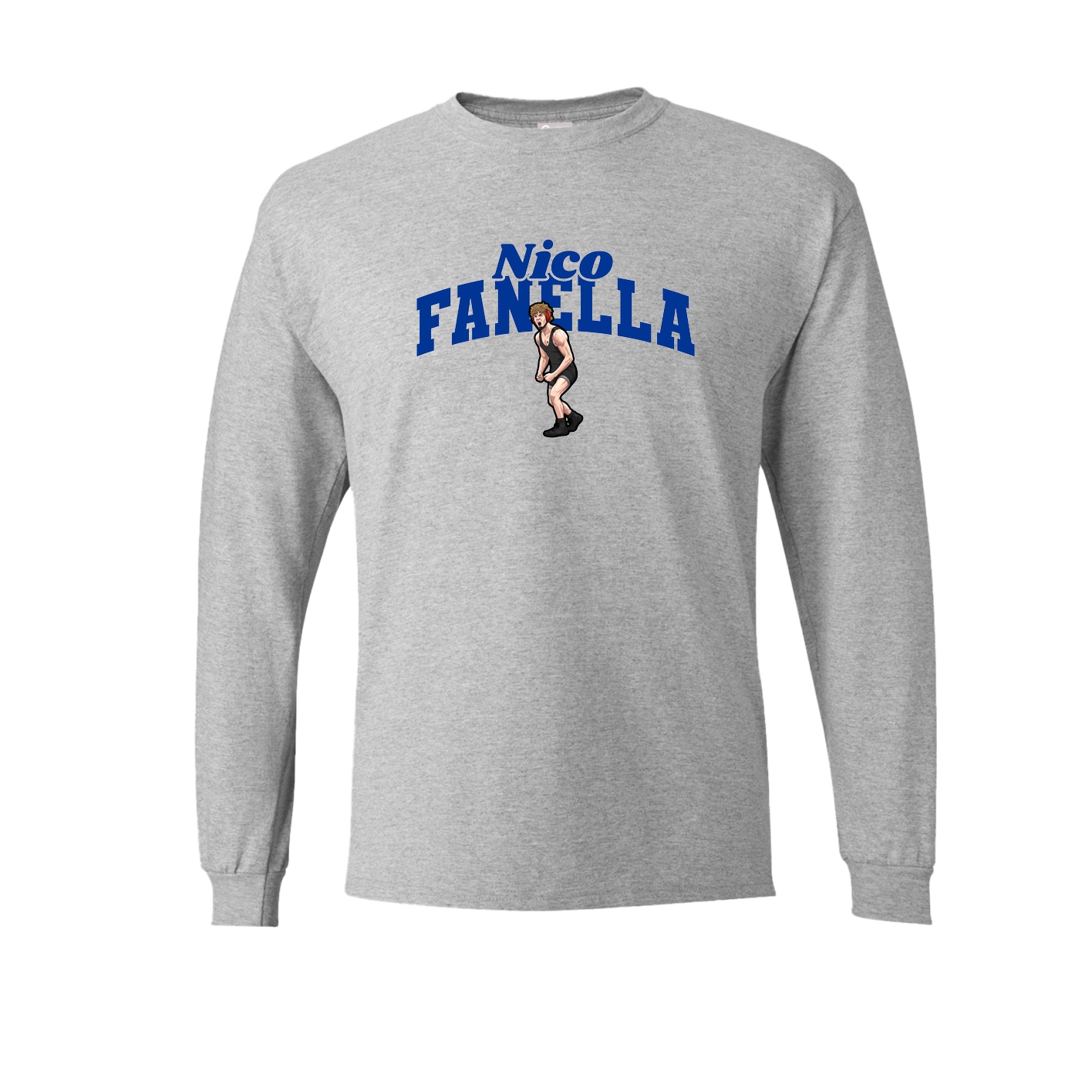 Long Sleeve Tee — Signature Arch in Grey