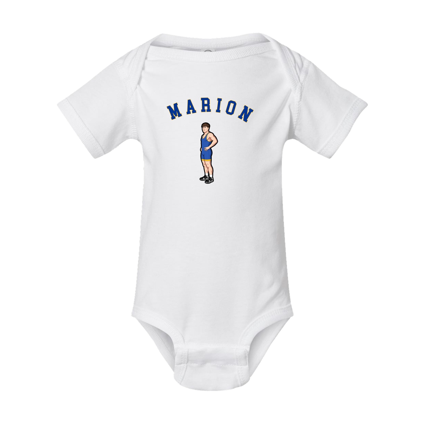 Baby Onesie — Shirsey Arch in White