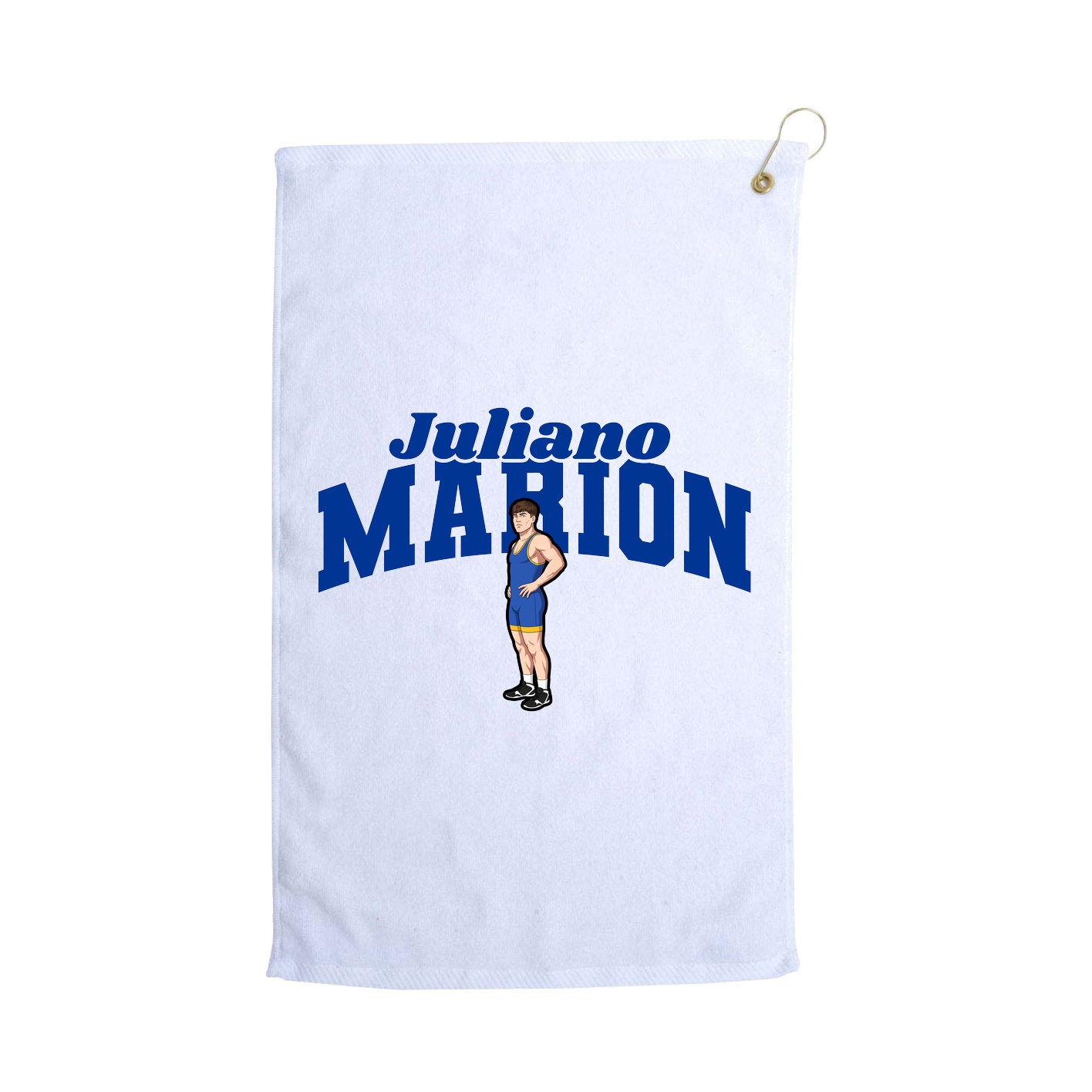 Golf Towel — Signature Arch in White