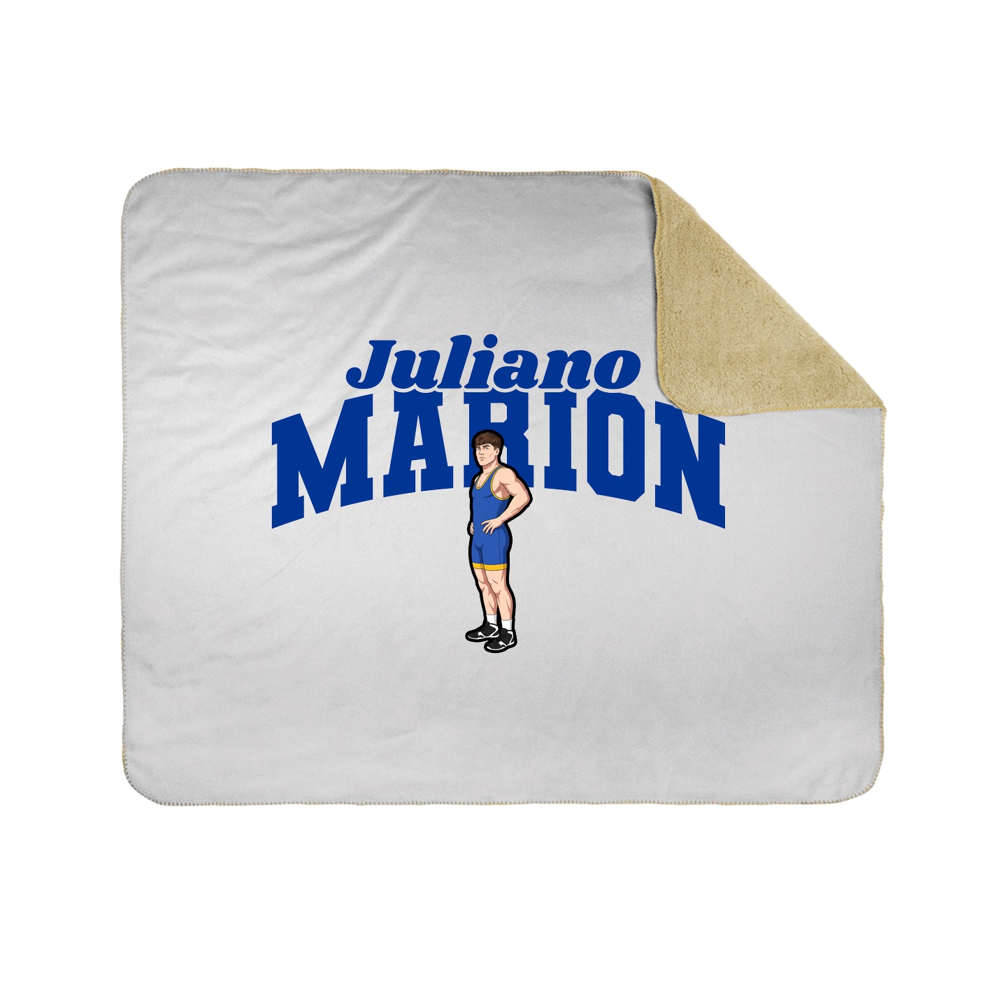 Throw Blanket — Signature Arch in White