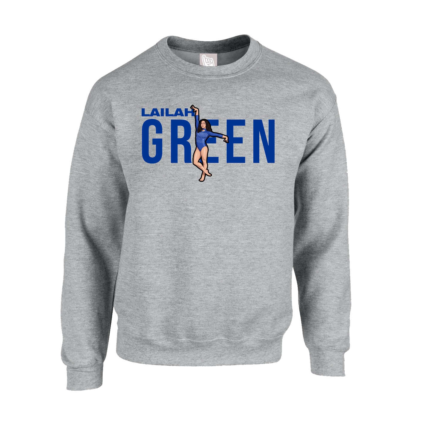 Fleece Crew — Player Name in Grey