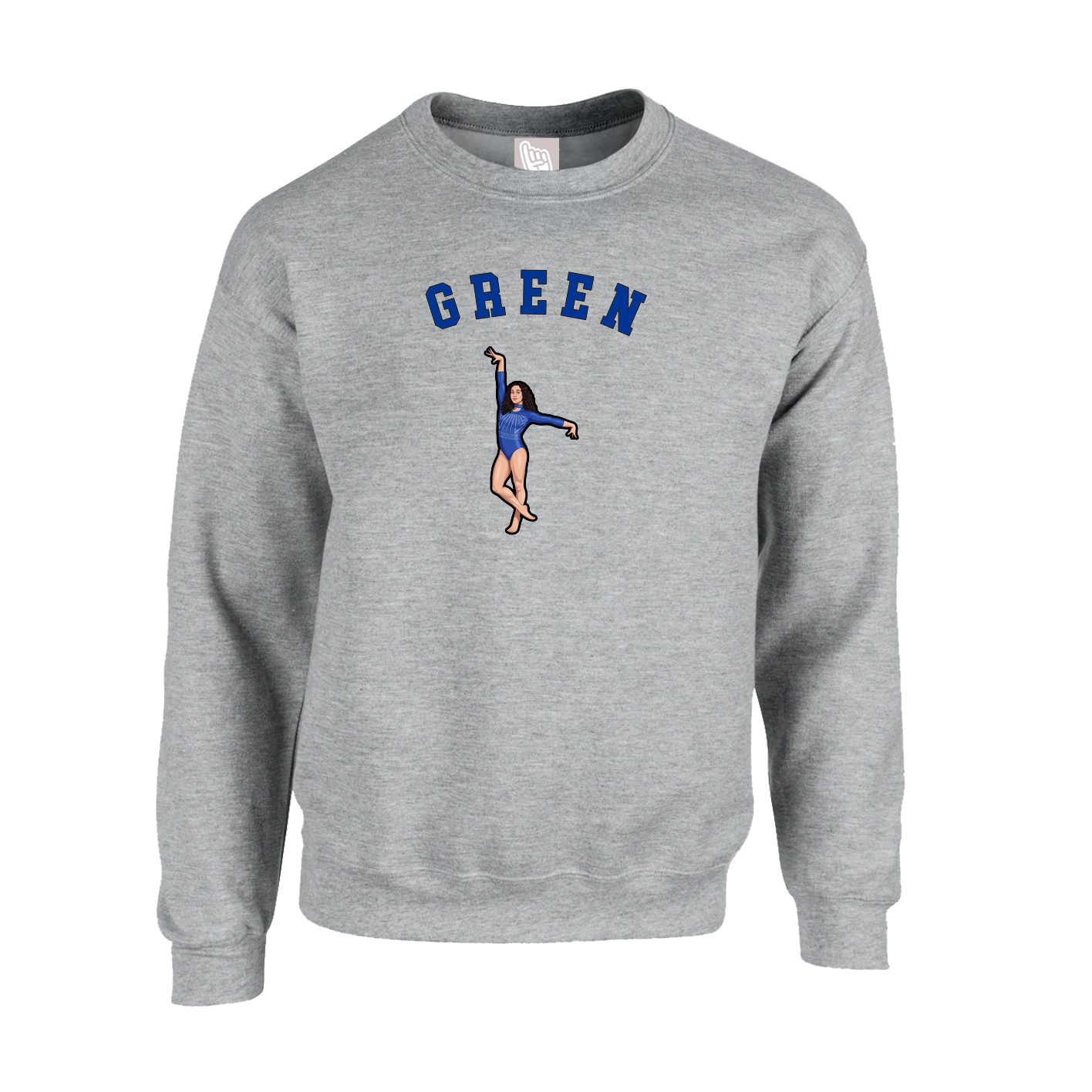 Fleece Crew — Shirsey Arch in Grey