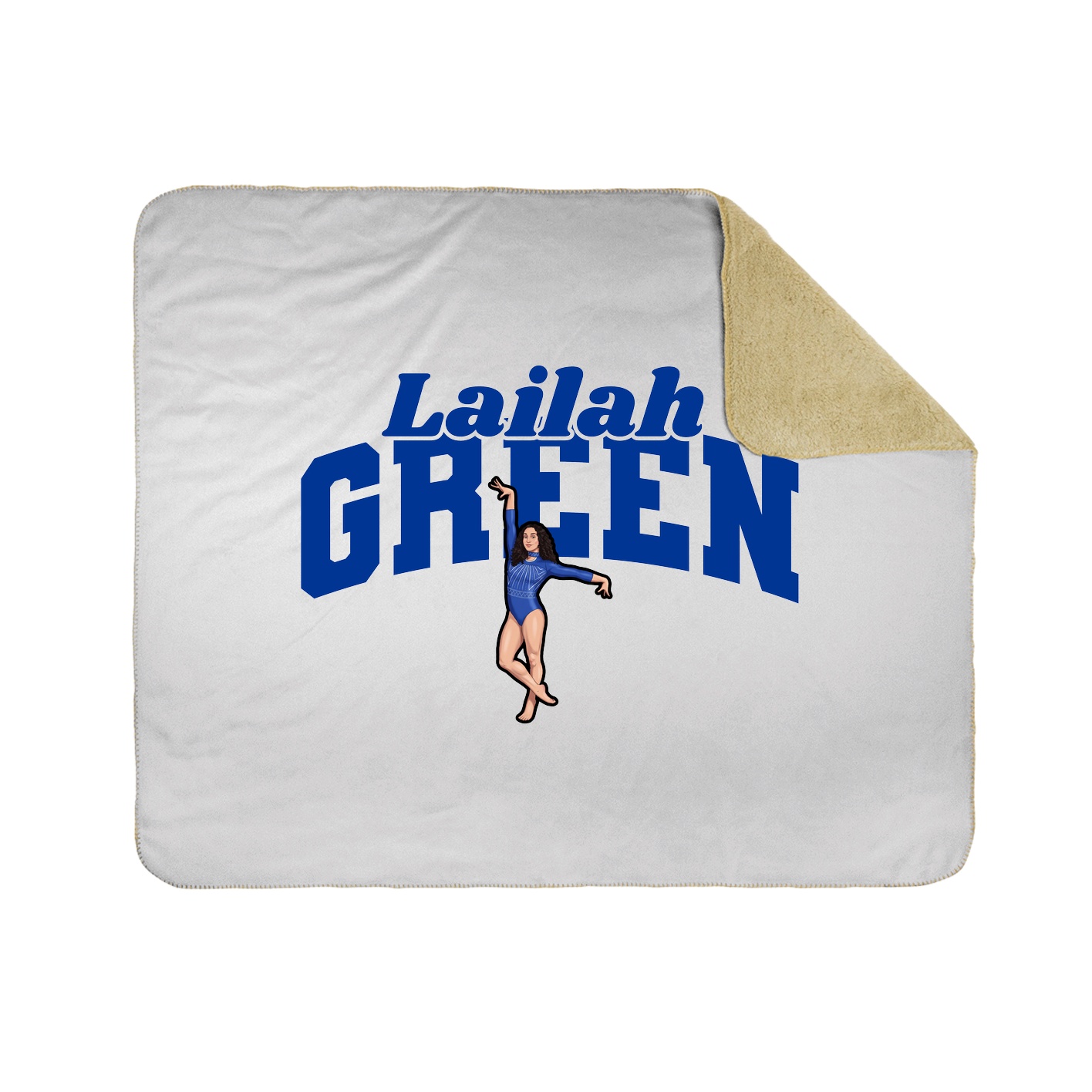 Throw Blanket — Signature Arch in White