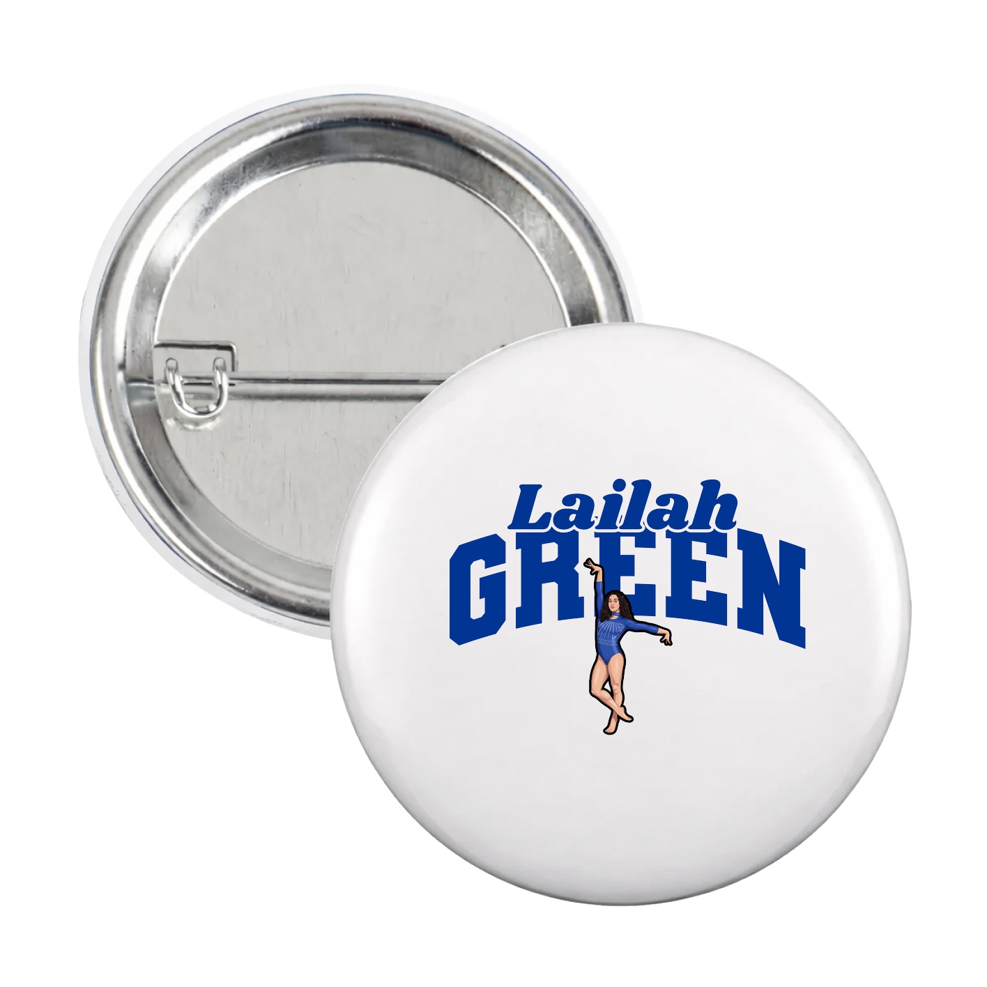 Game Day Button — Signature Arch in White