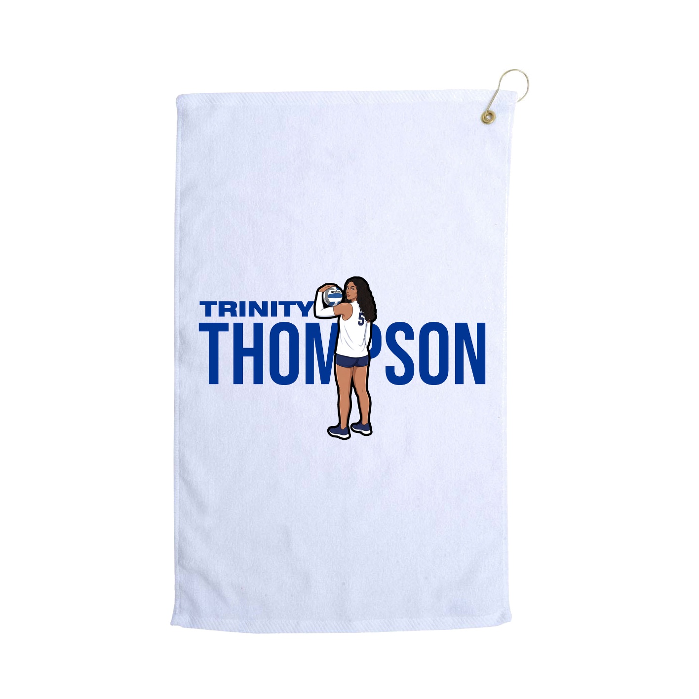 Golf Towel — Player Name in White