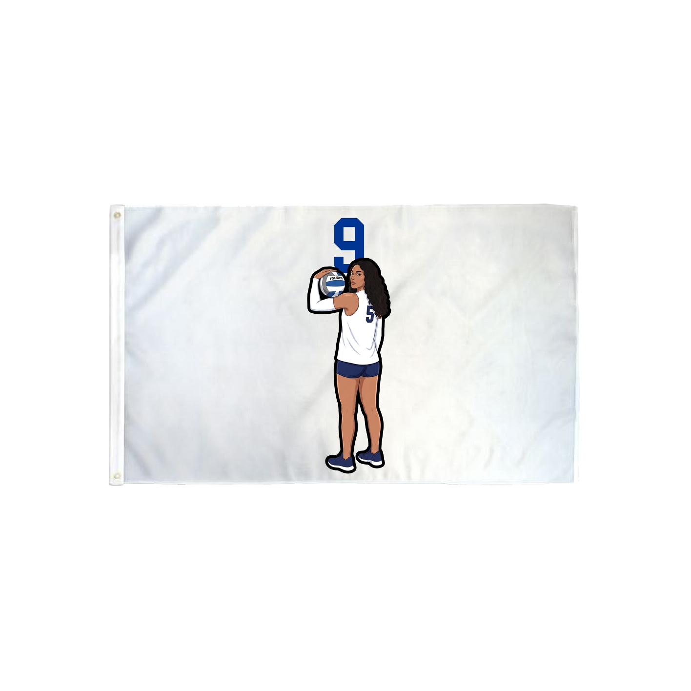 3x5 Flag — Number Top in Classic