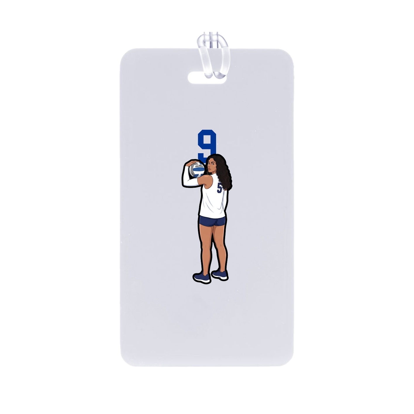 Bag Tag — Number Top in Classic
