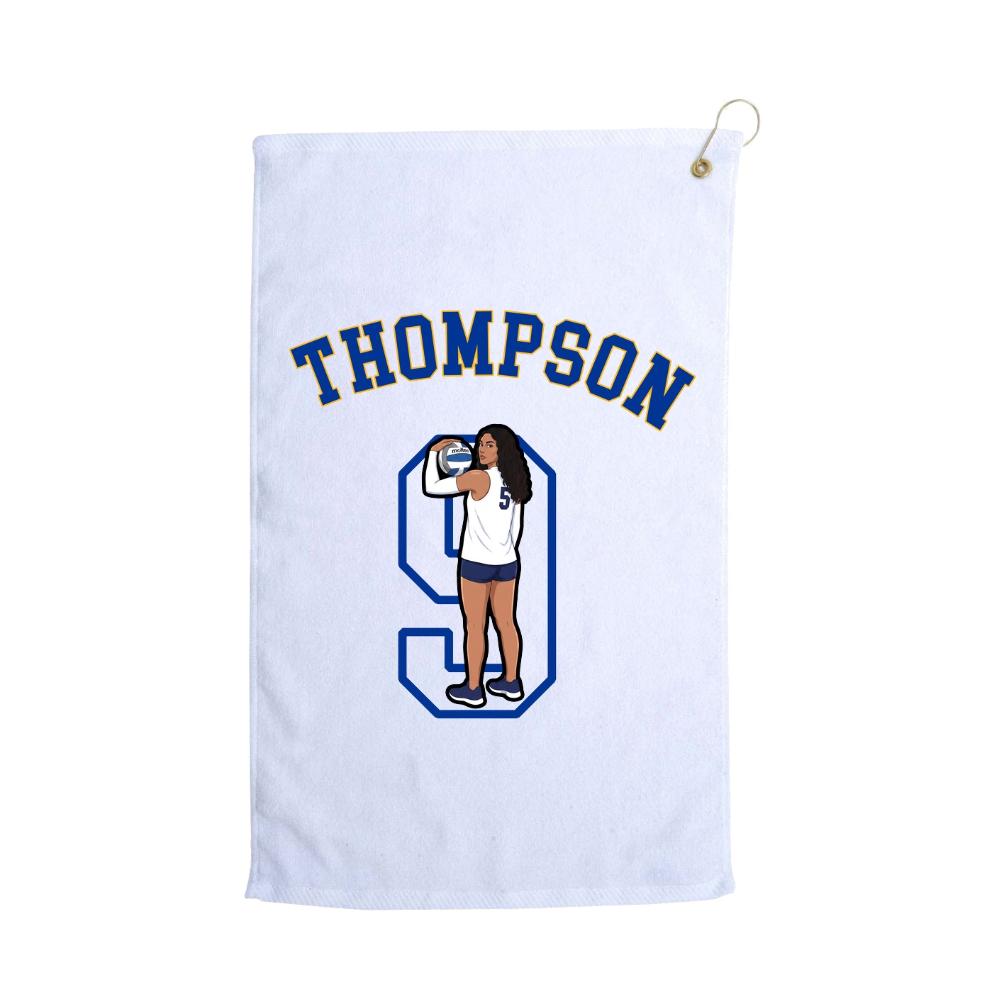 Golf Towel — Shirsey Arch in White
