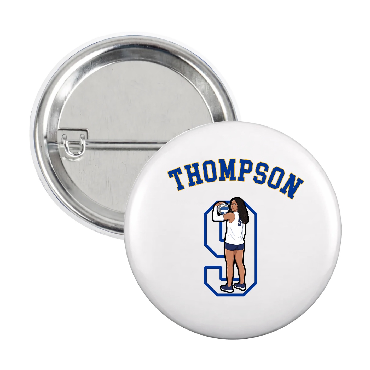 Game Day Button — Shirsey Arch in White