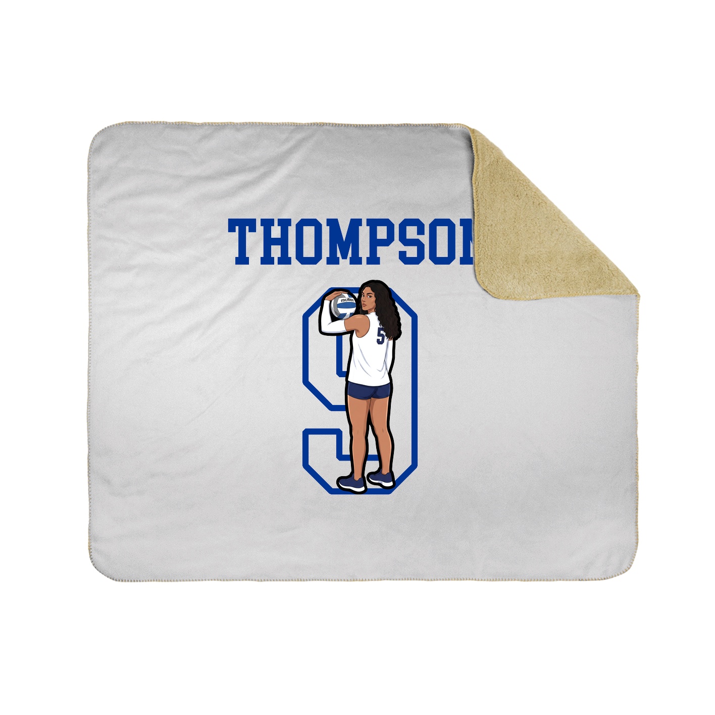 Throw Blanket — Shirsey in White
