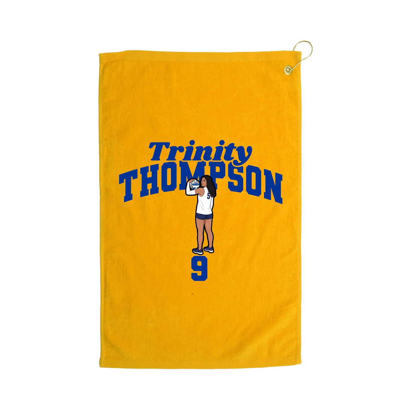 Golf Towel — Signature Arch in Gold
