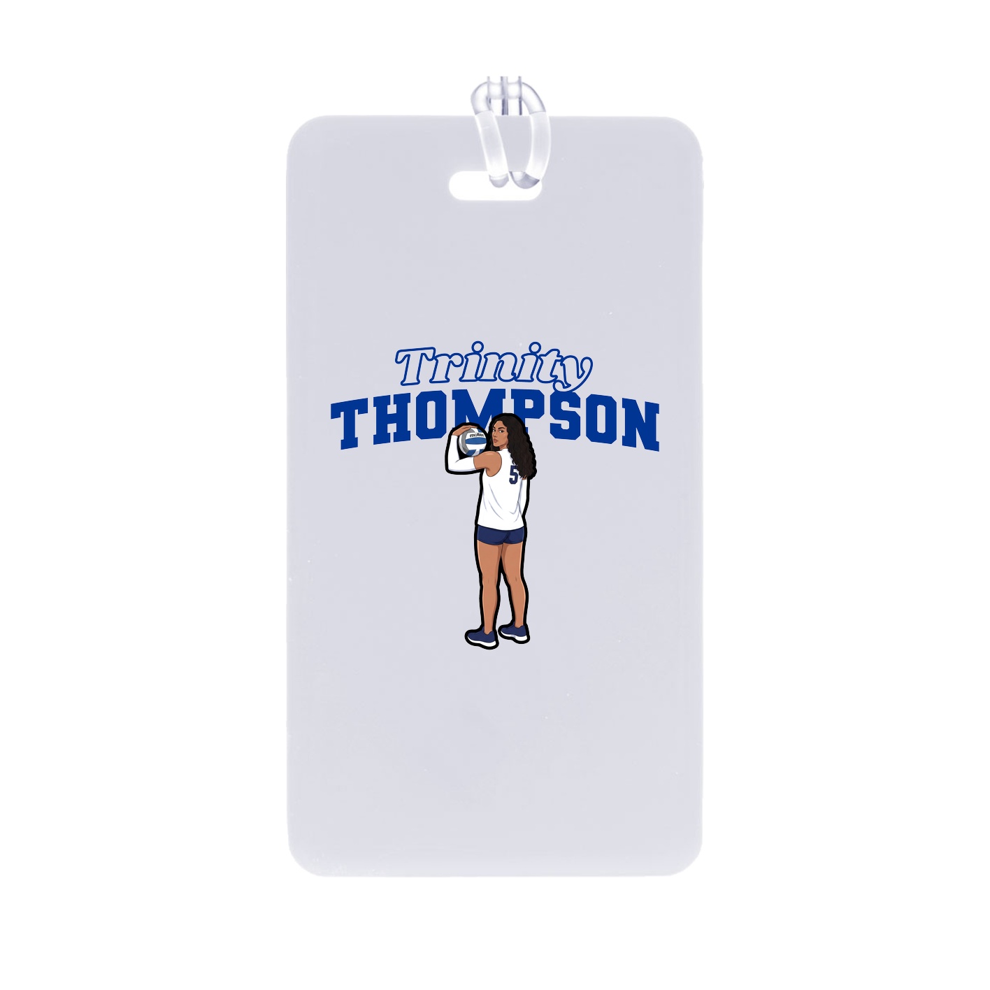 Bag Tag — Name Arch in Classic
