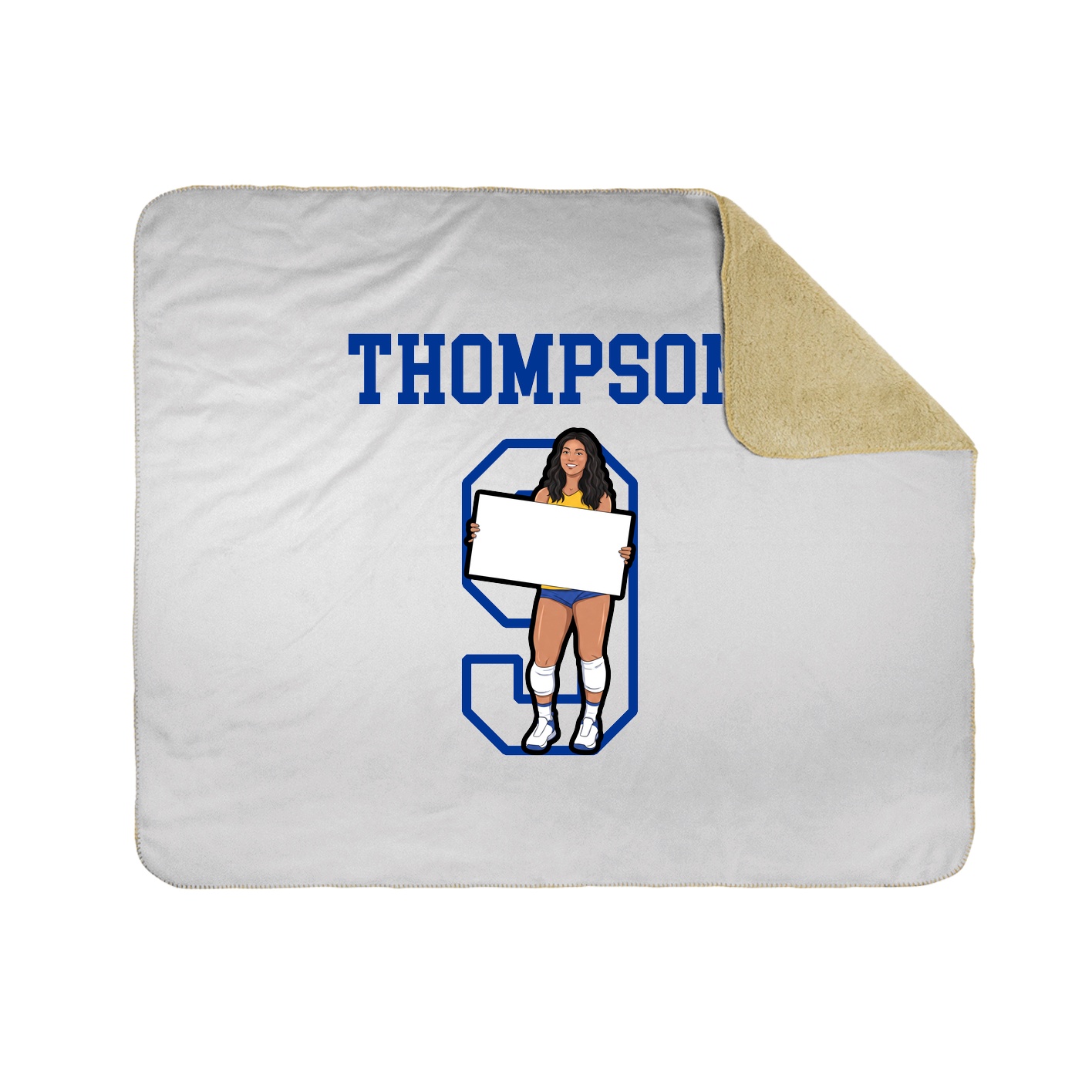 Throw Blanket — Shirsey in White