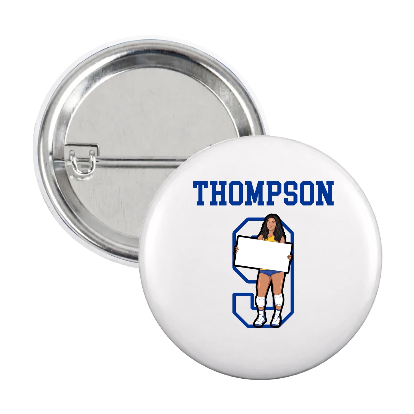 Game Day Button — Shirsey in White