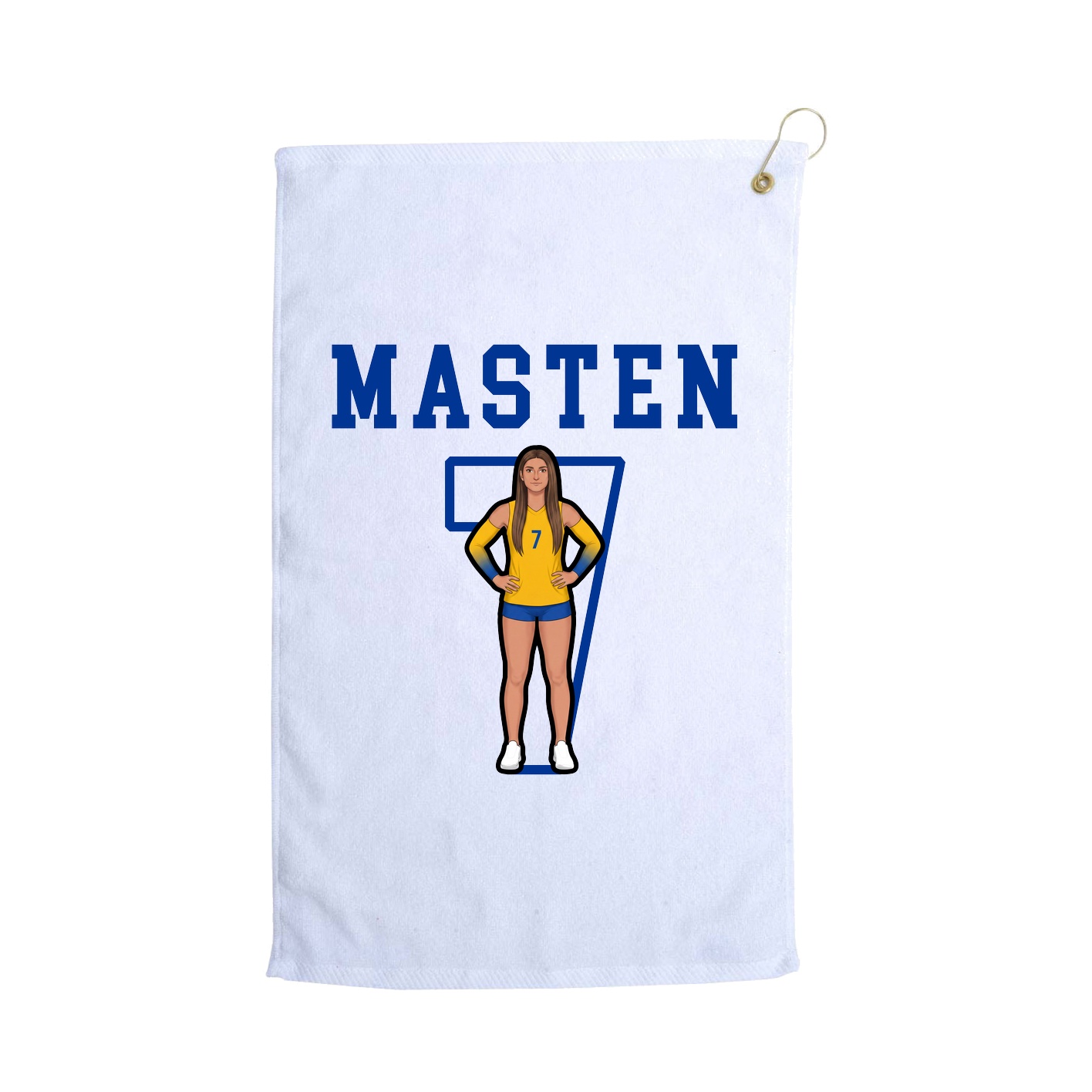 Golf Towel — Shirsey in White
